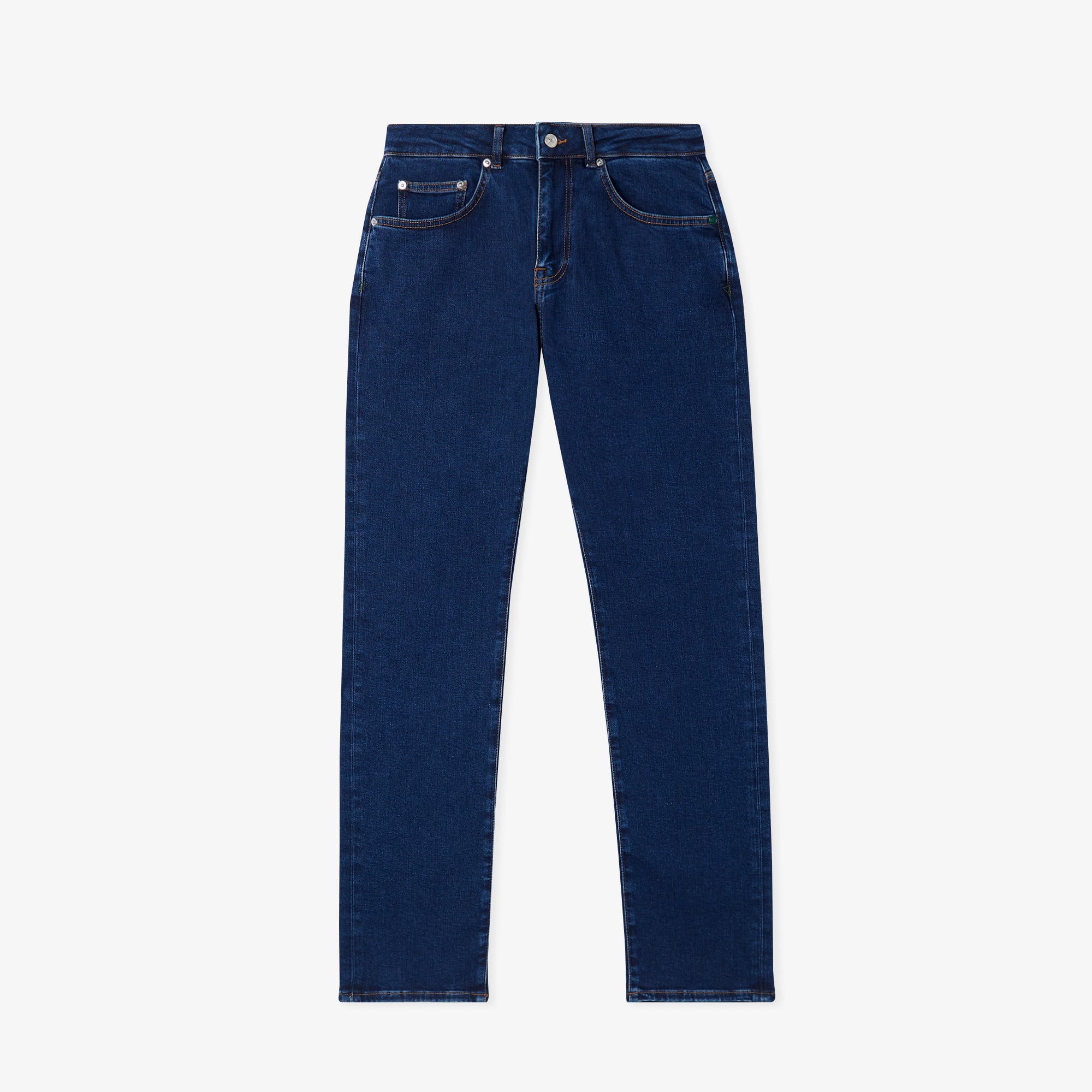 Erkek Regular Fit Lacivert Jean Pantolon