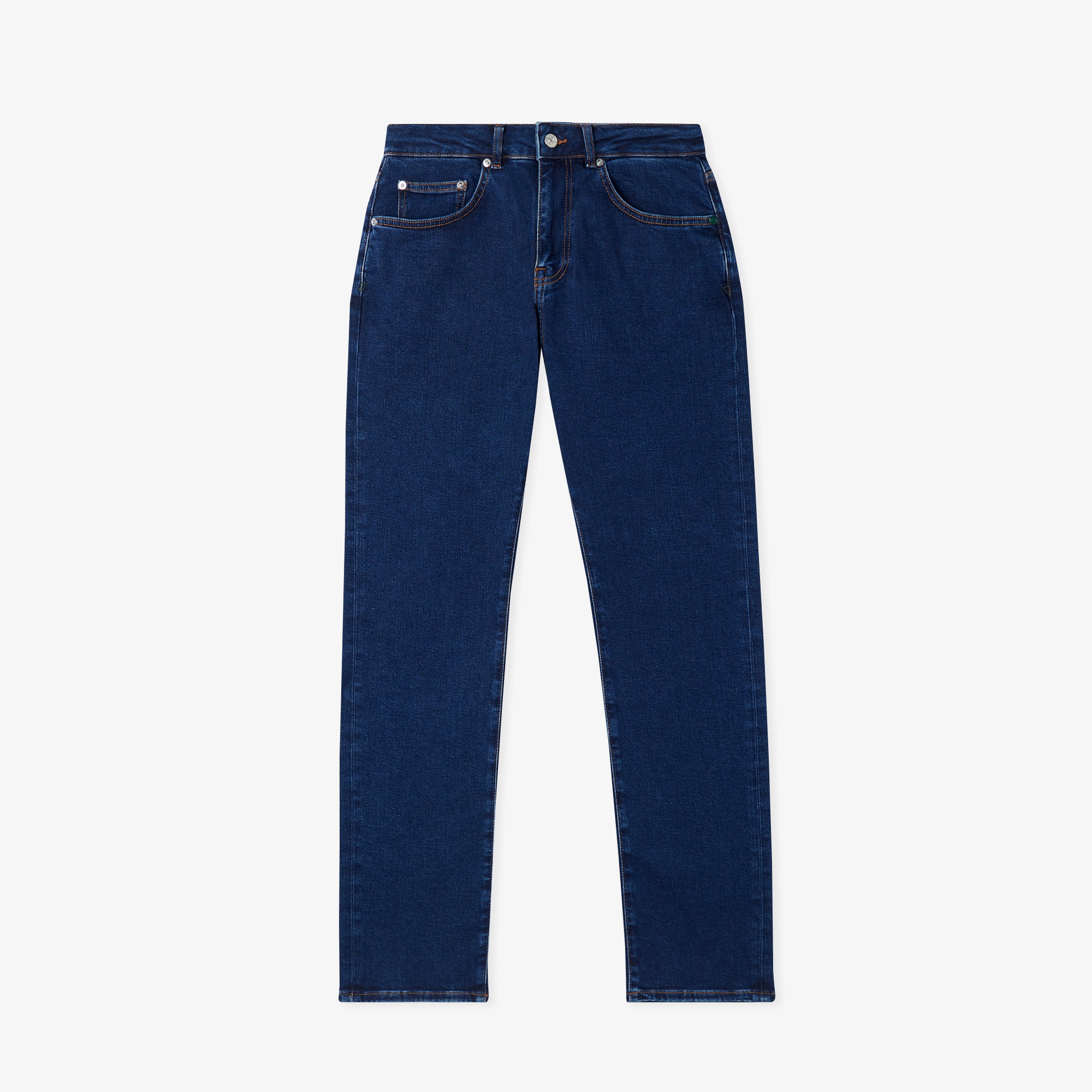 Erkek Regular Fit Lacivert Jean Pantolon