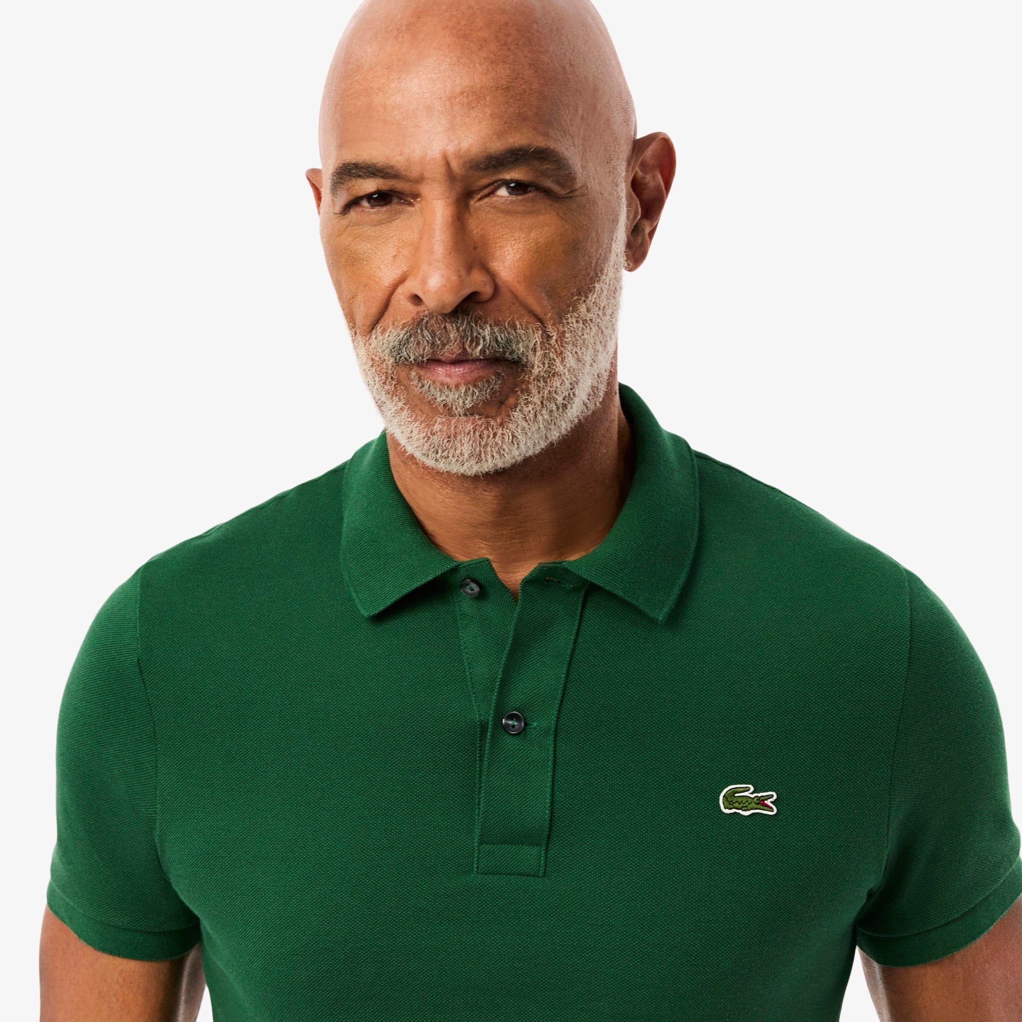 L.12.12 Erkek Slim Fit Yeşil Polo