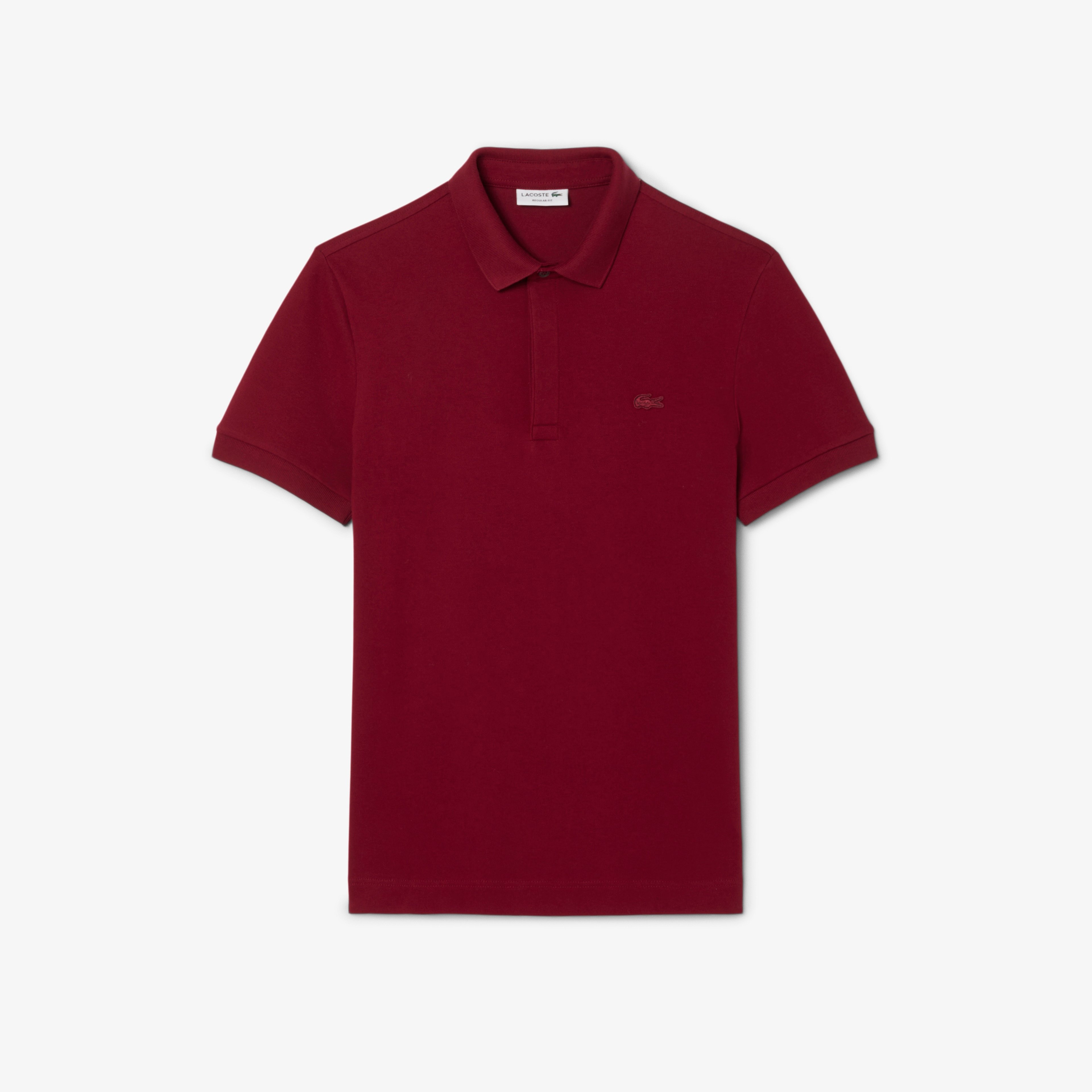 Erkek Regular Fit Bordo Paris Polo