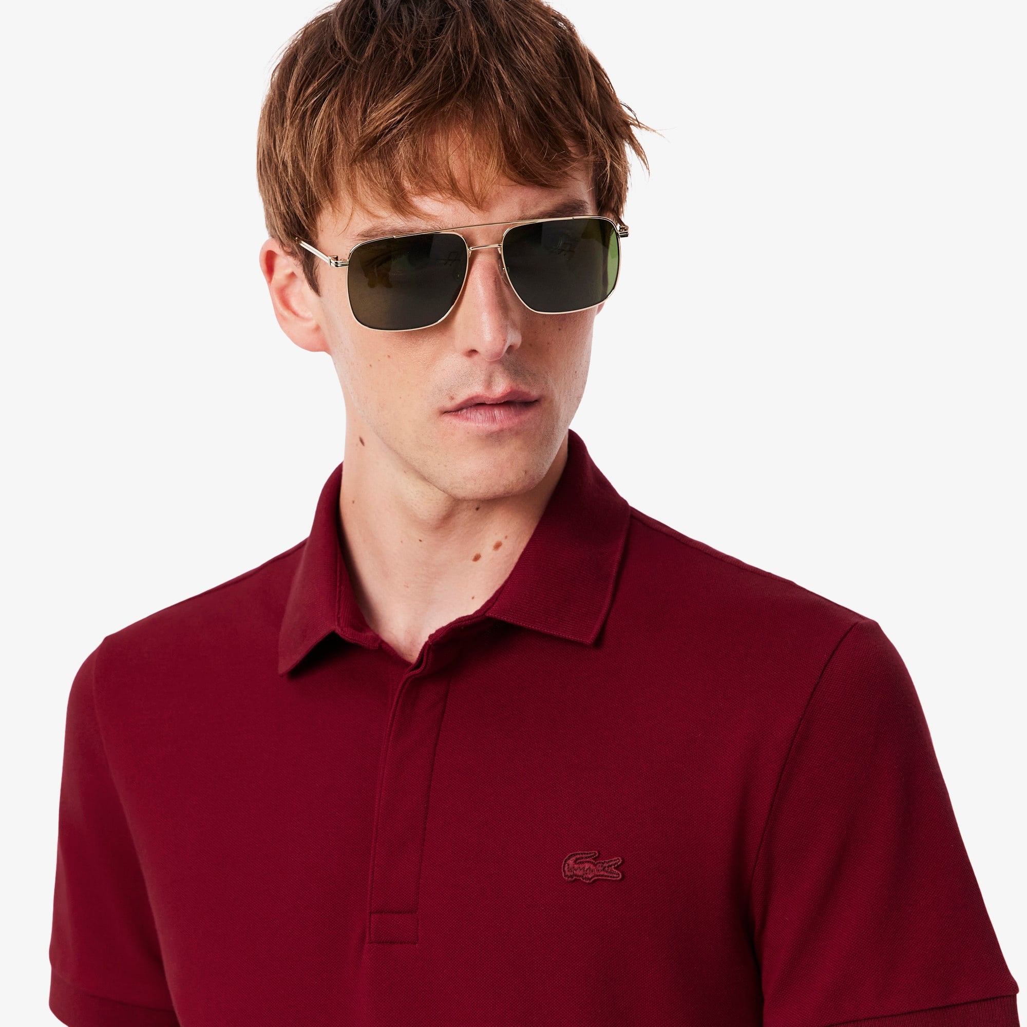 Erkek Regular Fit Bordo Paris Polo