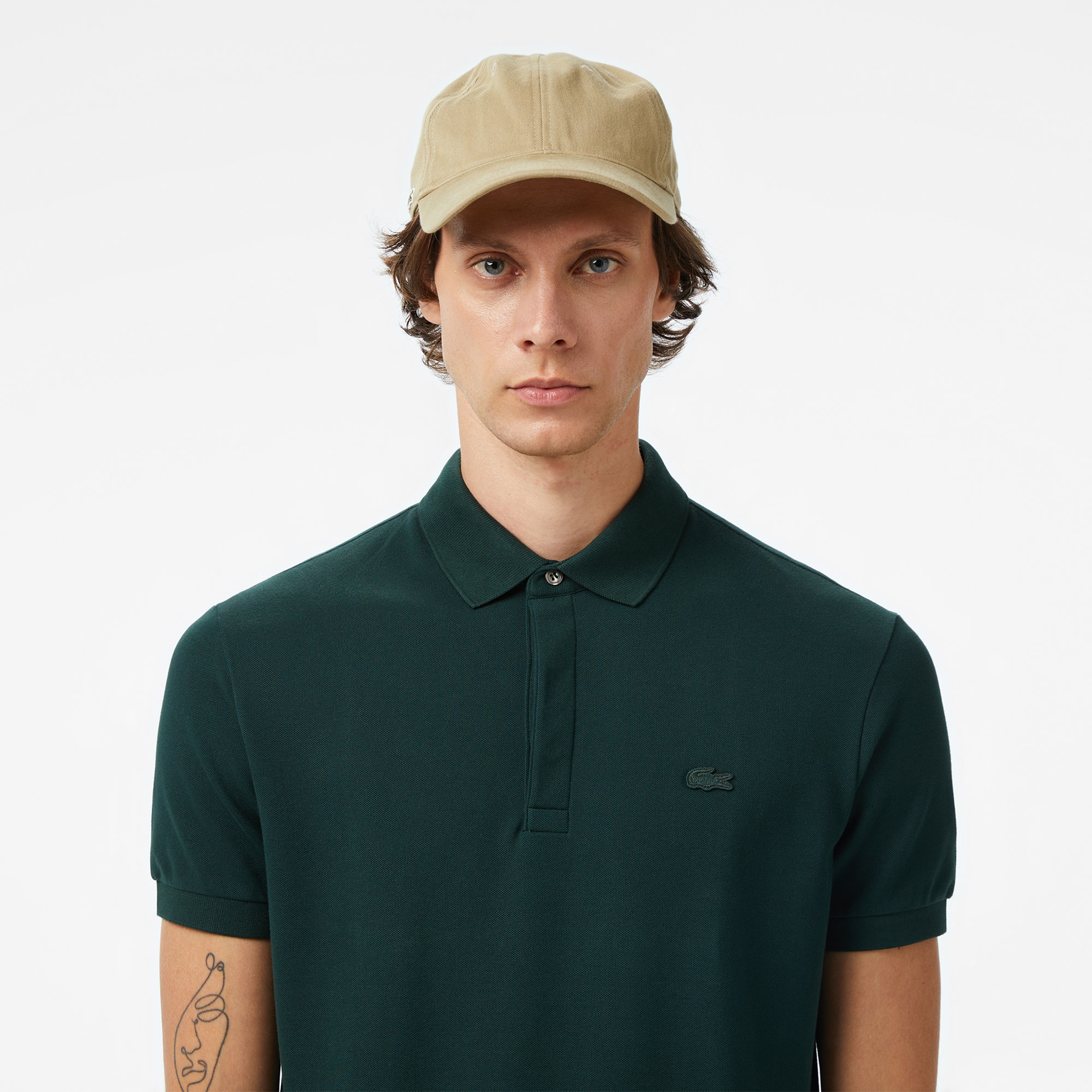 Erkek Regular Fit Koyu Yeşil Paris Polo
