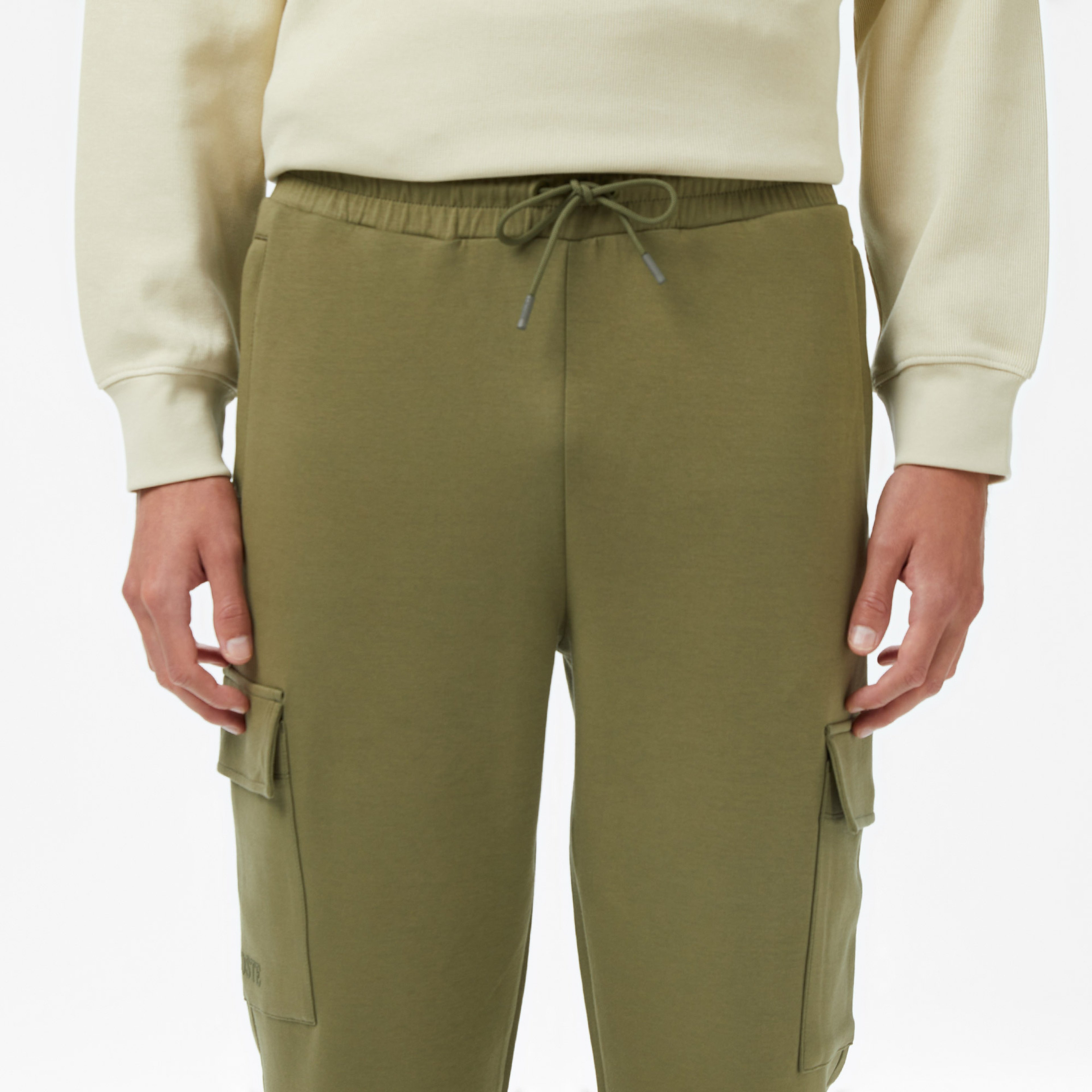 Erkek Loose Fit Haki Eşofman Altı