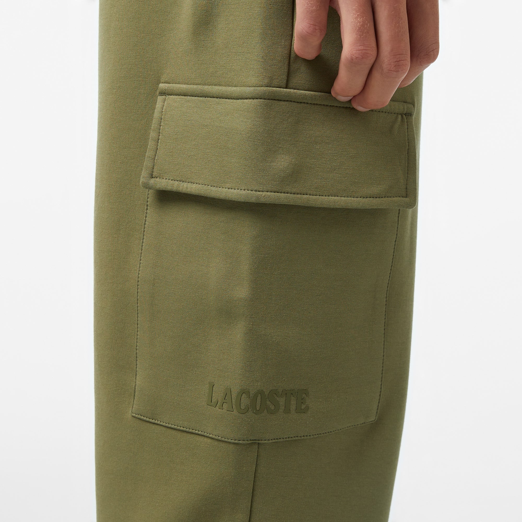 Erkek Loose Fit Haki Eşofman Altı