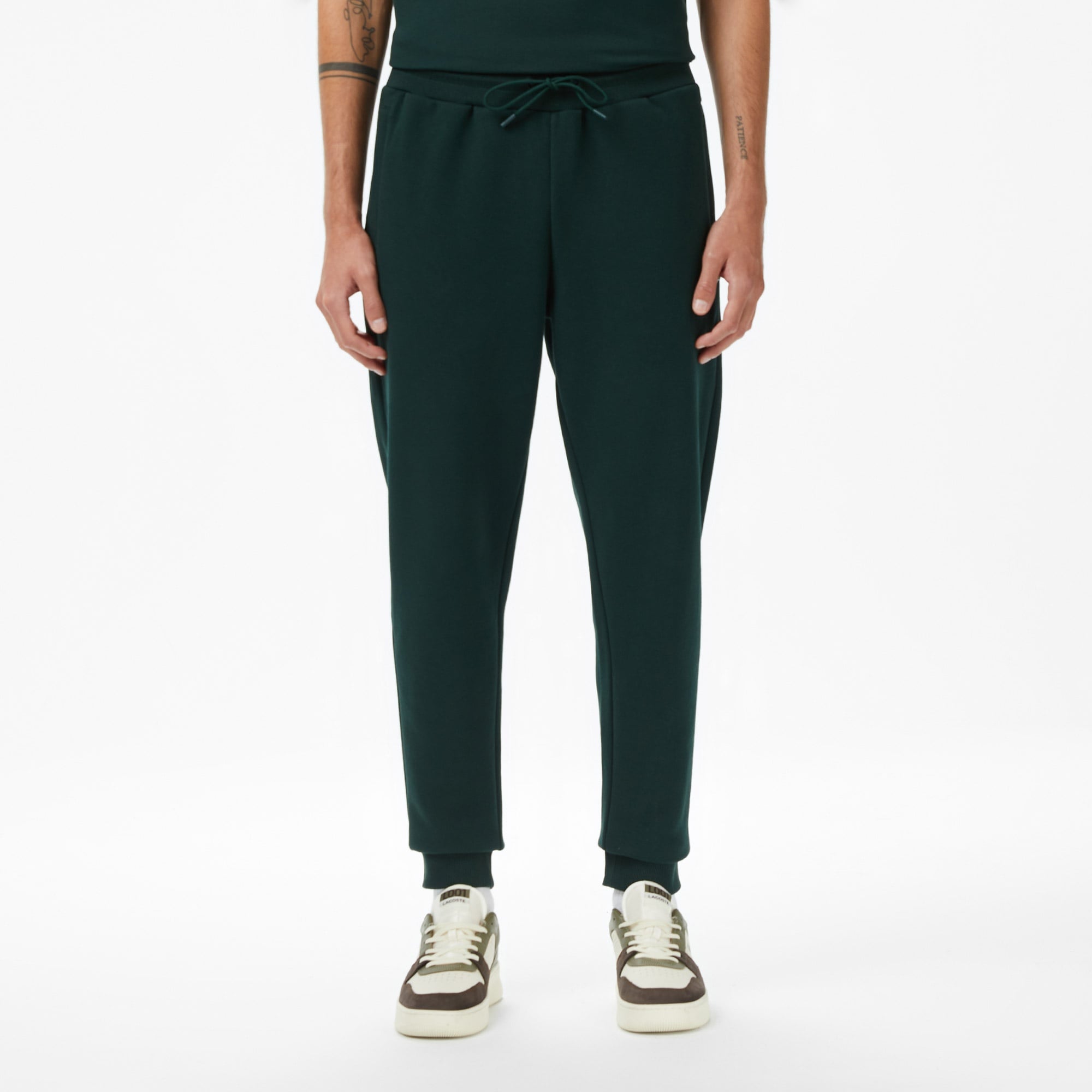 Erkek Slim Fit Koyu Yeşil Eşofman Altı