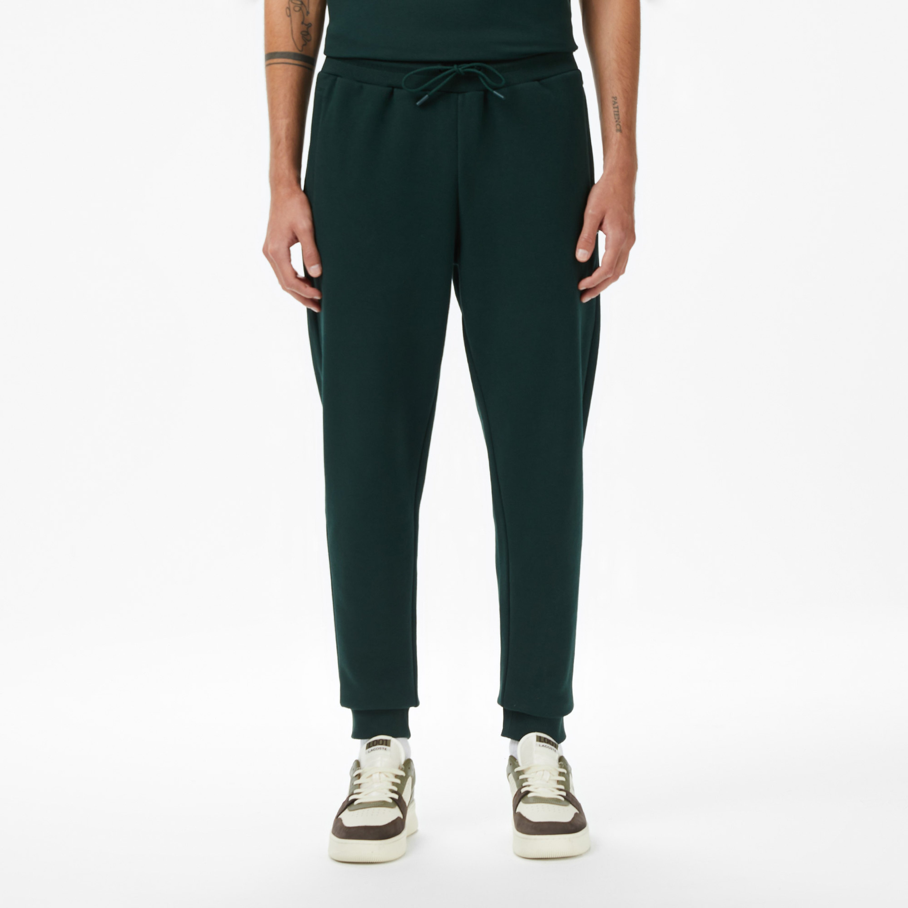 Erkek Slim Fit Koyu Yeşil Eşofman Altı