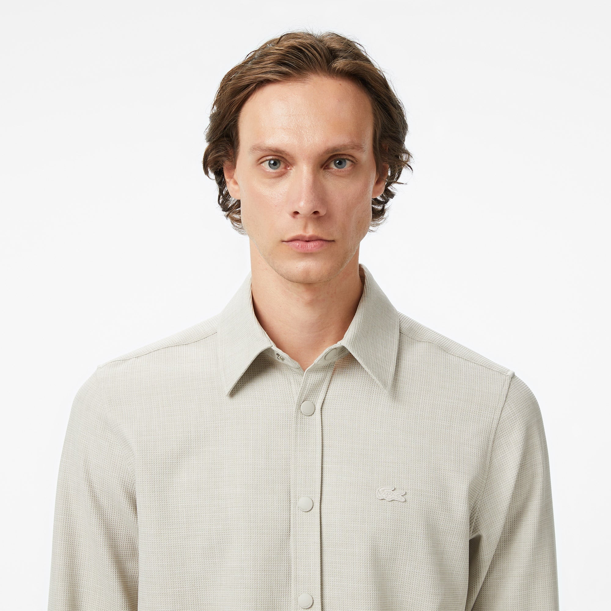 Erkek Regular Fit Bej Gömlek