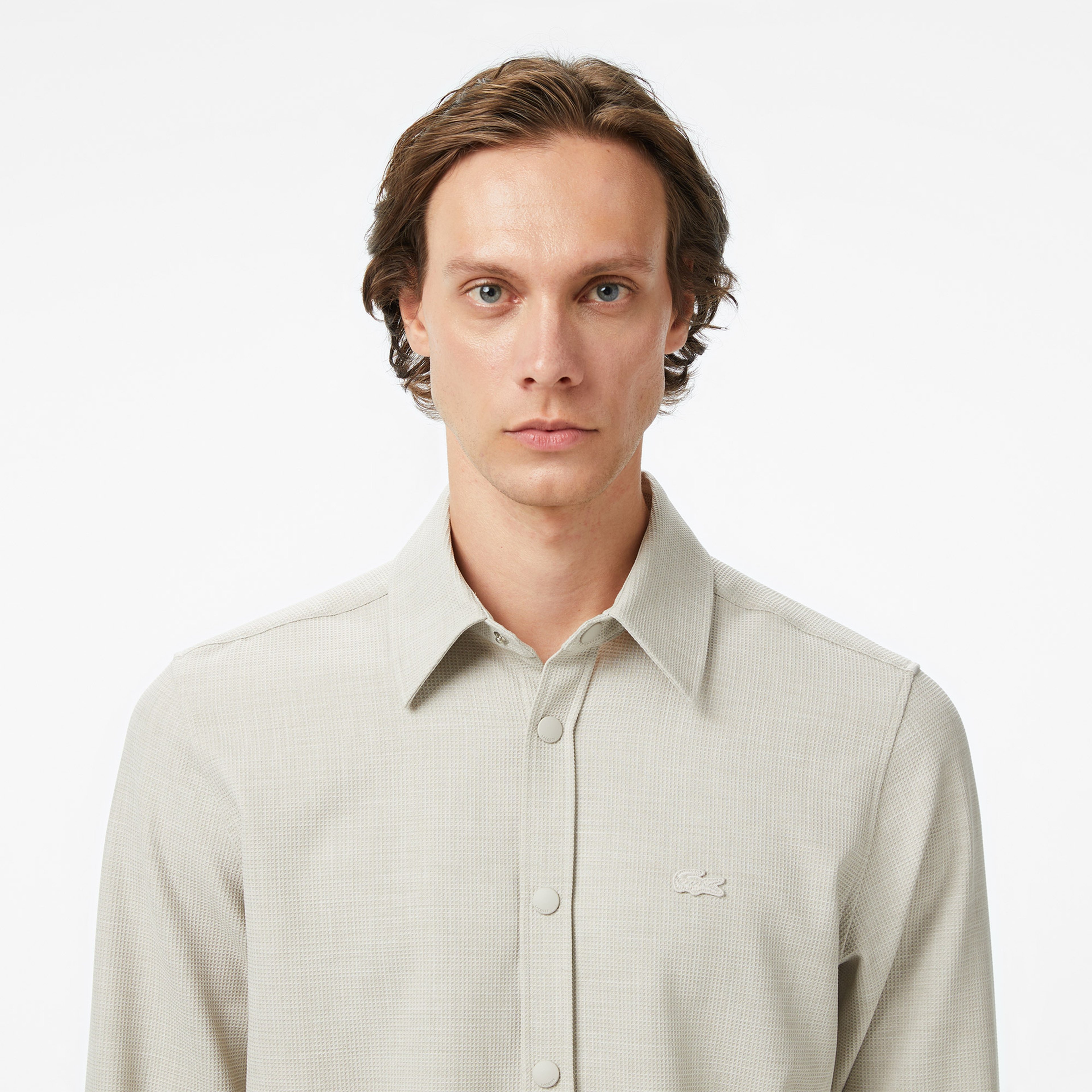 Erkek Regular Fit Bej Gömlek