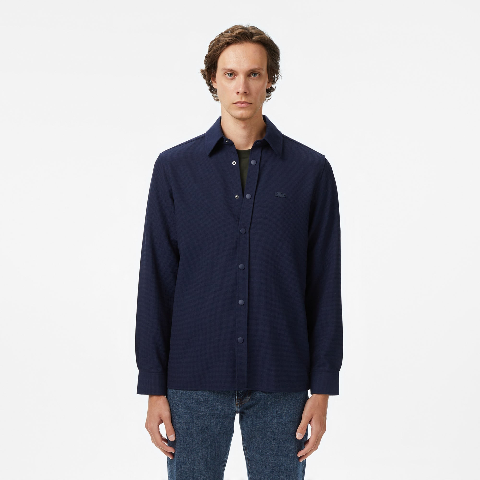 Erkek Regular Fit Lacivert Gömlek