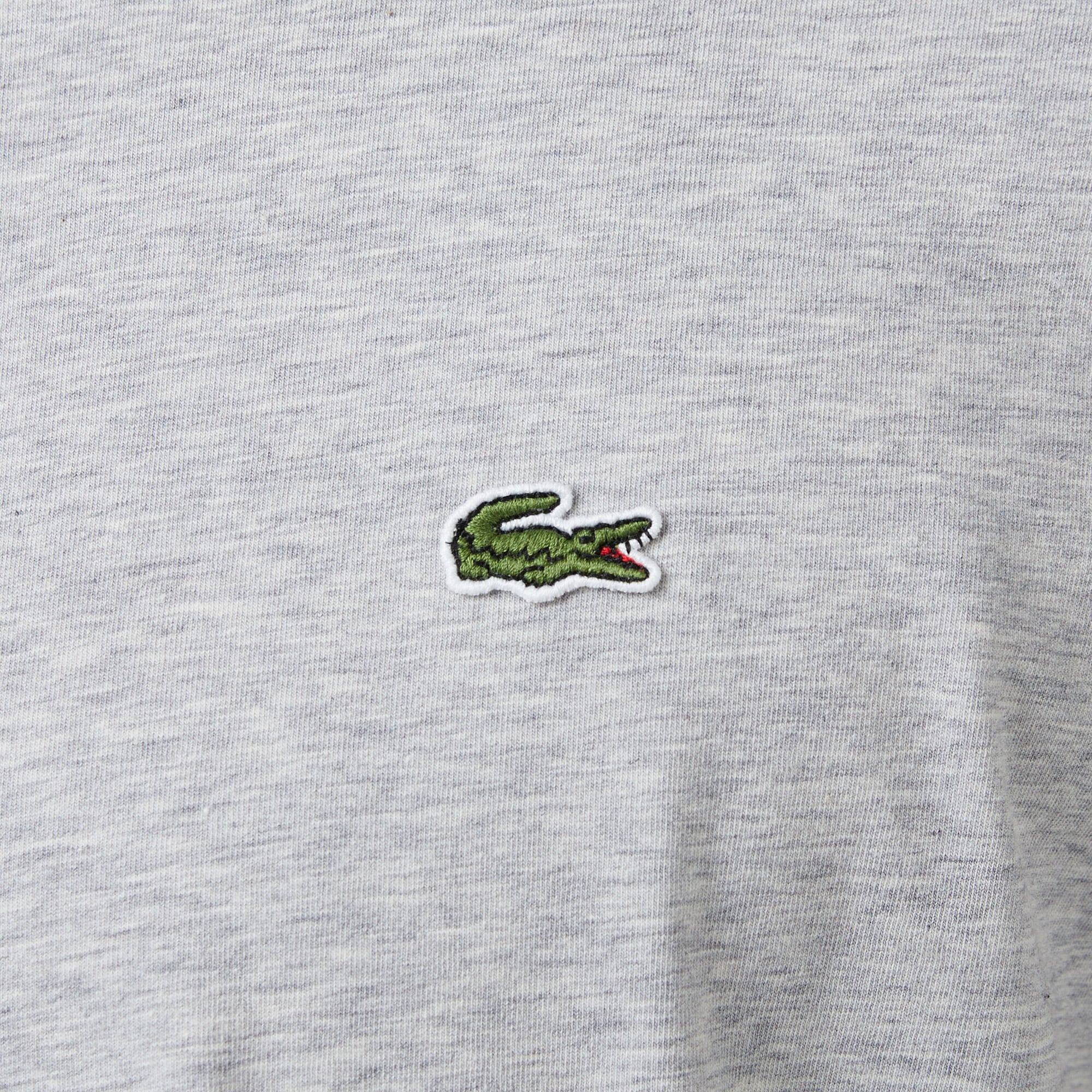 Lacoste Erkek Slim Fit Bisiklet Yaka Gri T-Shirt görsel 7