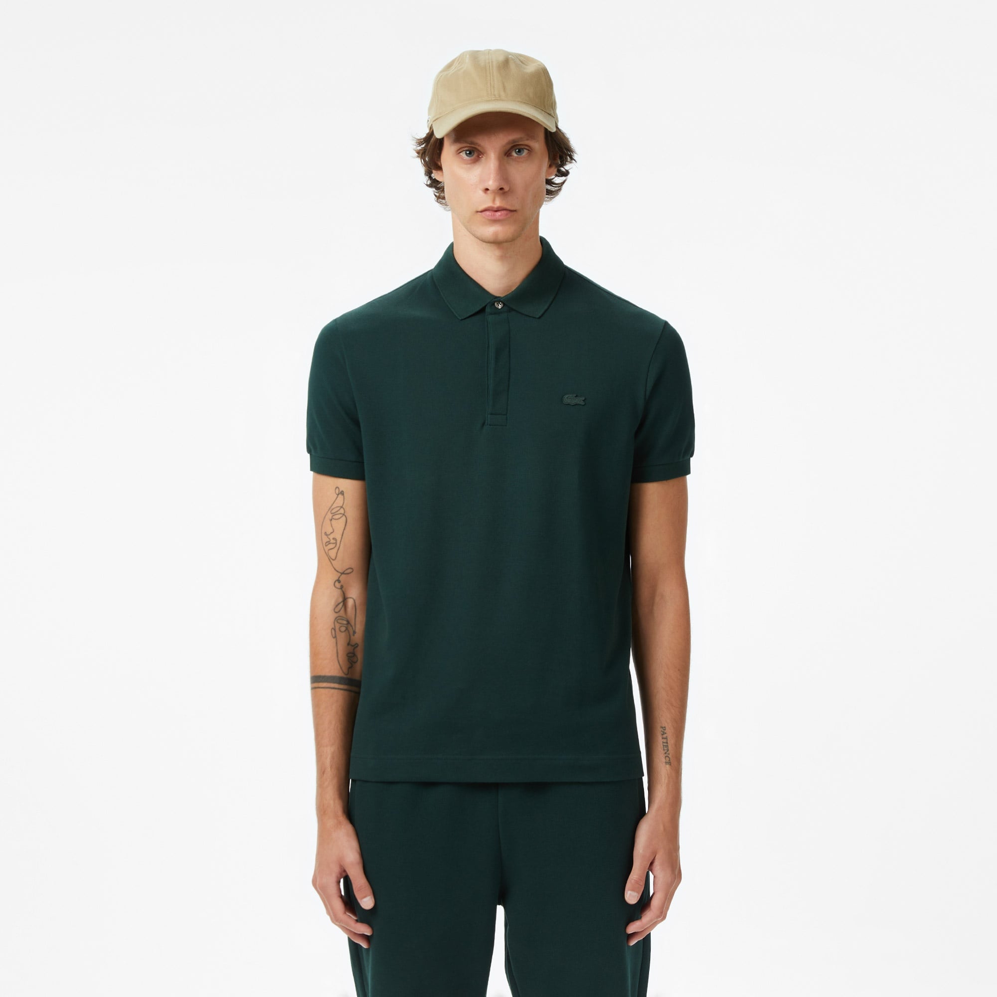 Erkek Regular Fit Koyu Yeşil Paris Polo