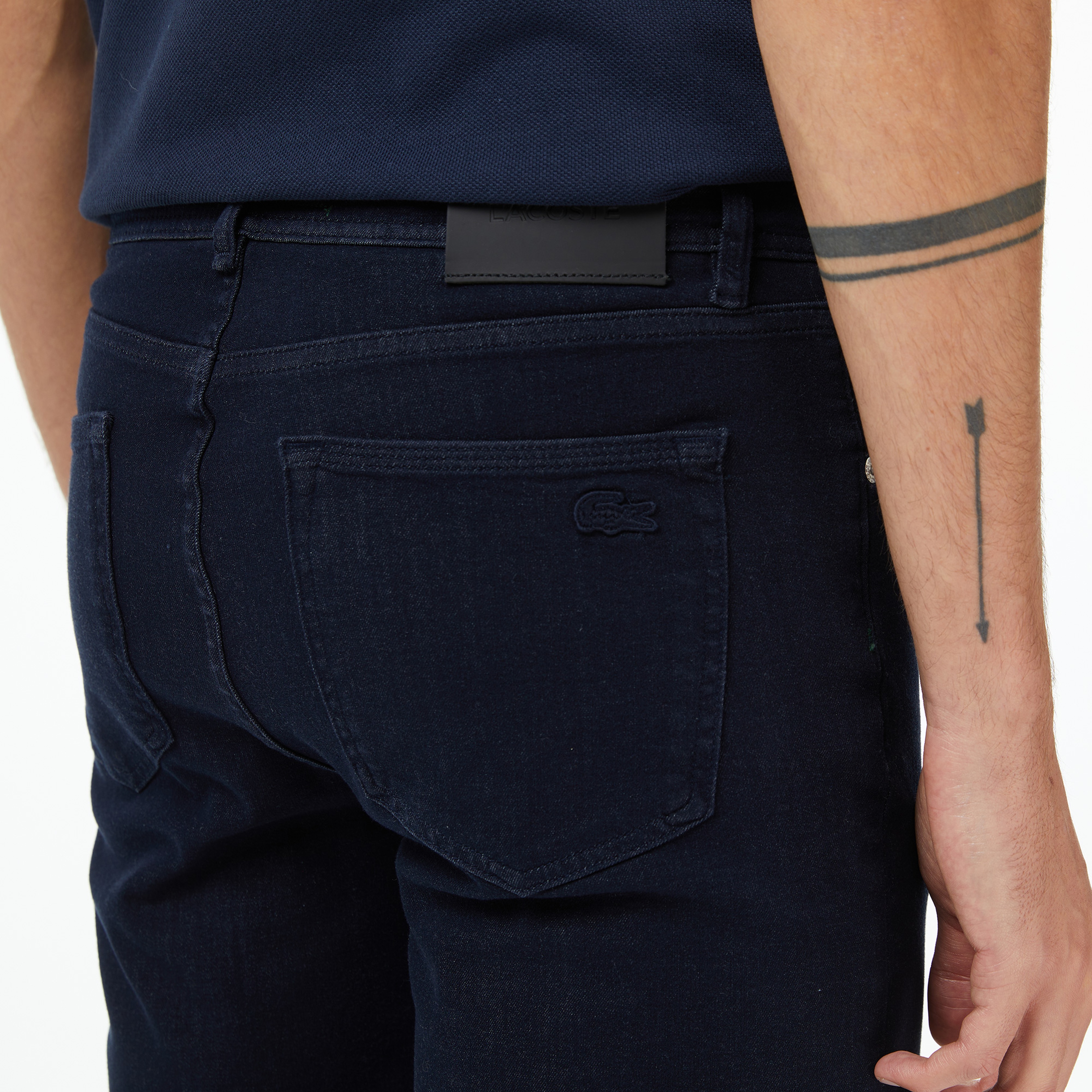 Erkek Slim Fit Koyu Mavi Jean Pantolon