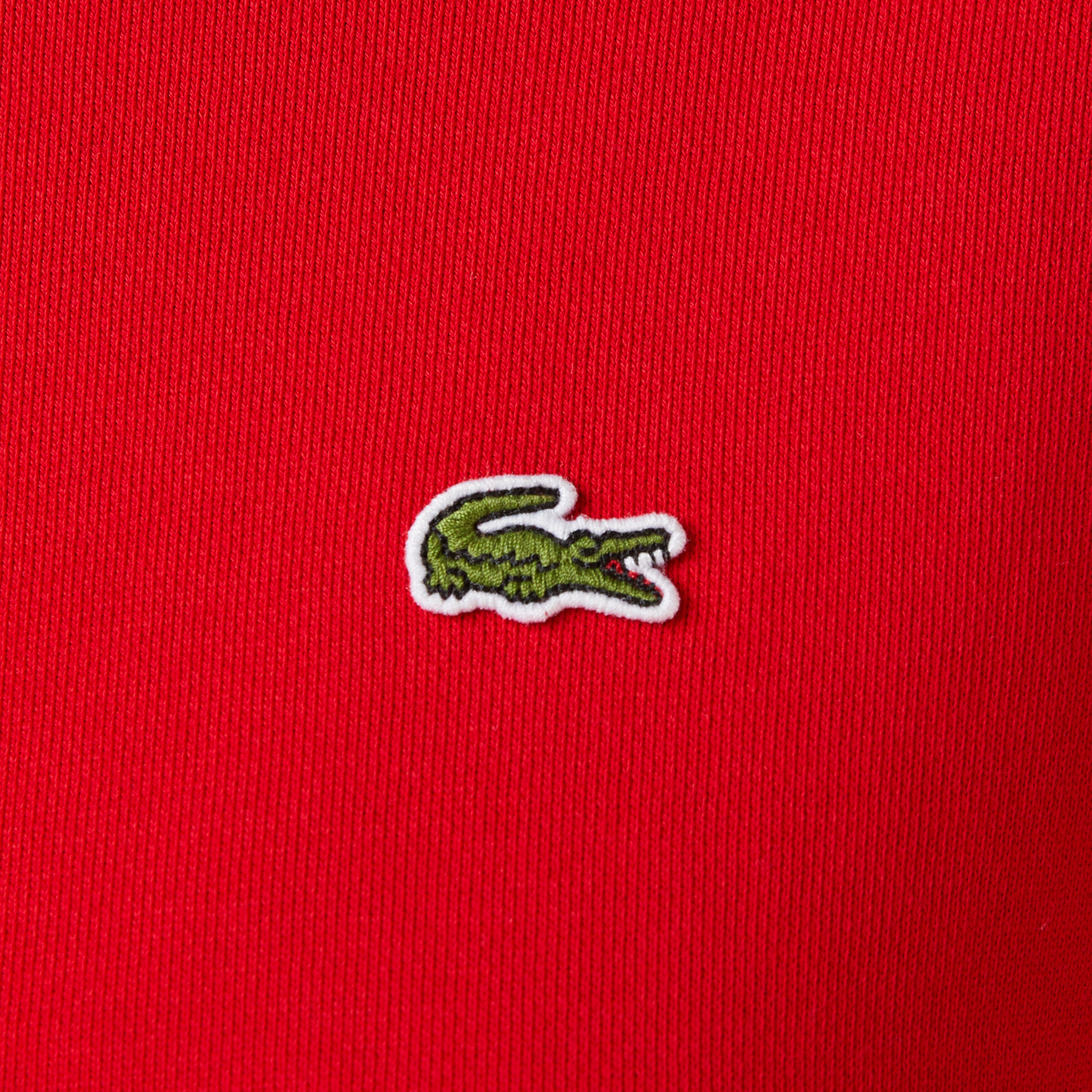 Kadın Relaxed Fit Bisiklet Yaka Kırmızı Sweatshirt