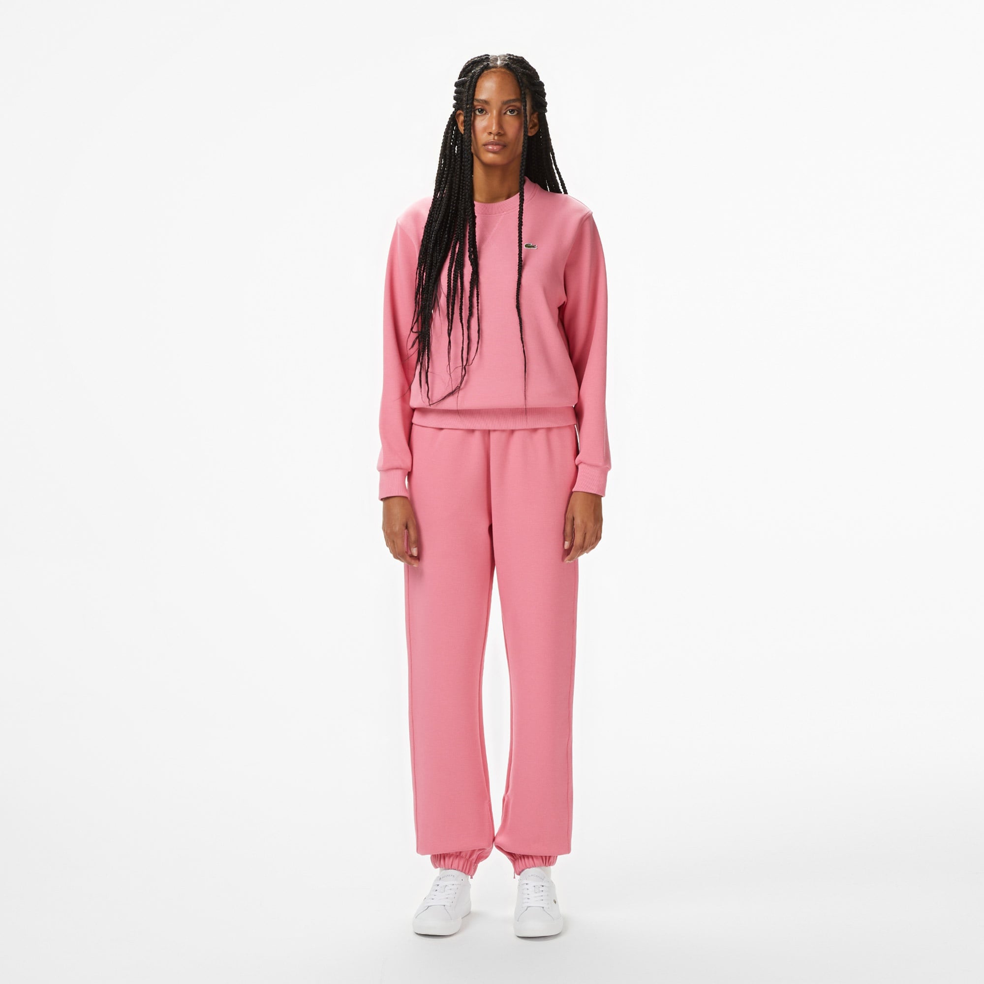 Kadın Straight Fit Pembe Eşofman Altı