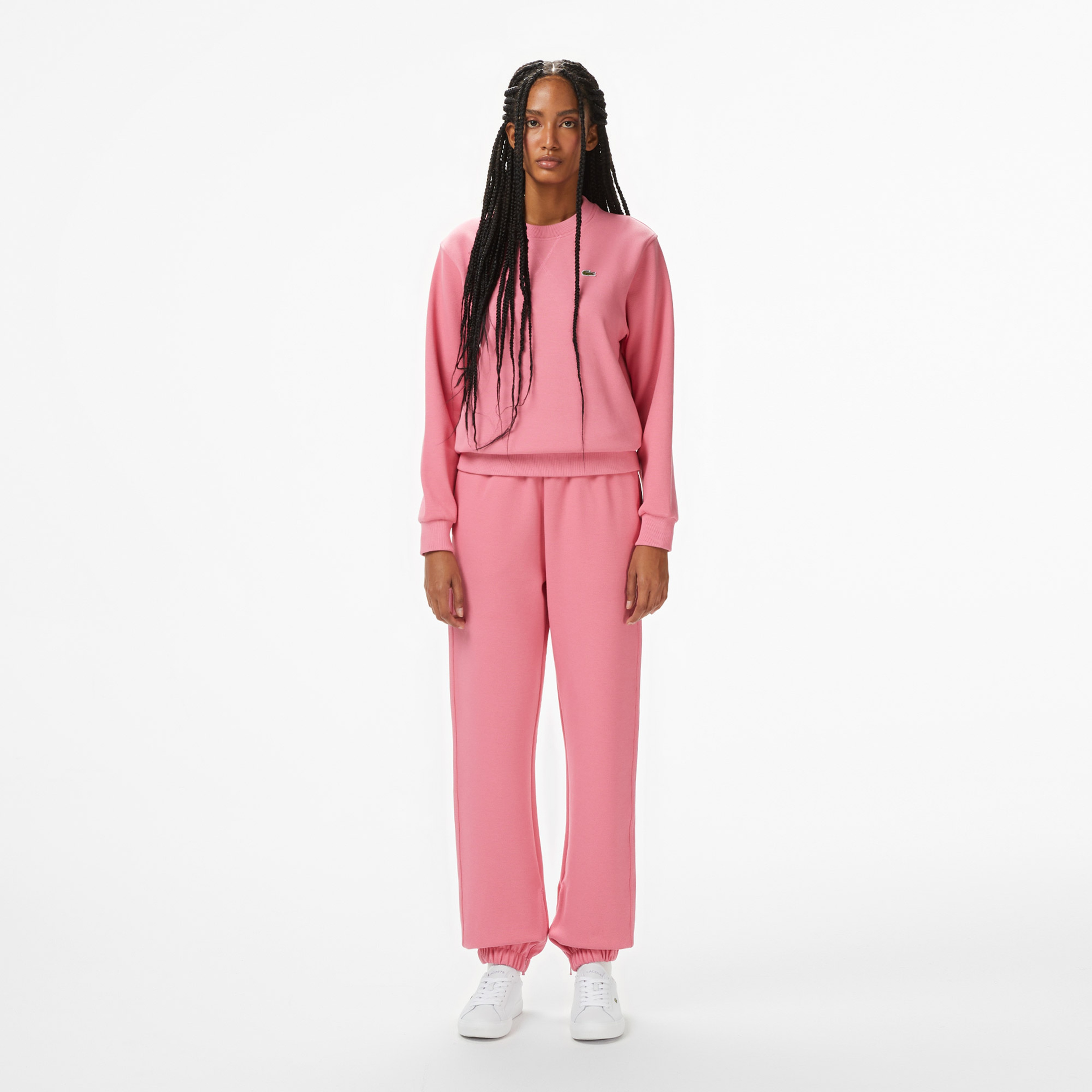 Kadın Straight Fit Pembe Eşofman Altı