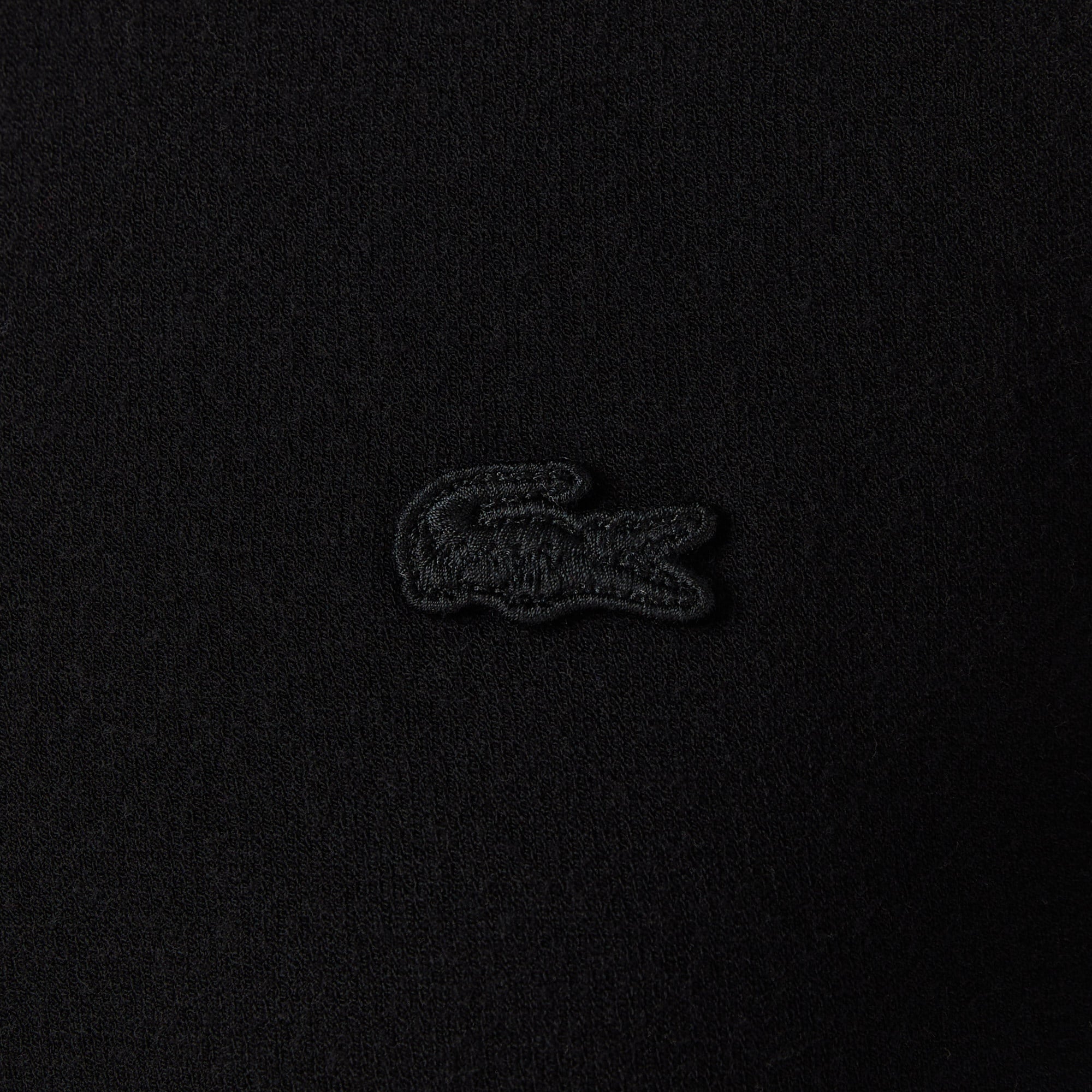 Kadın Regular Fit Polo Yaka Siyah Kazak