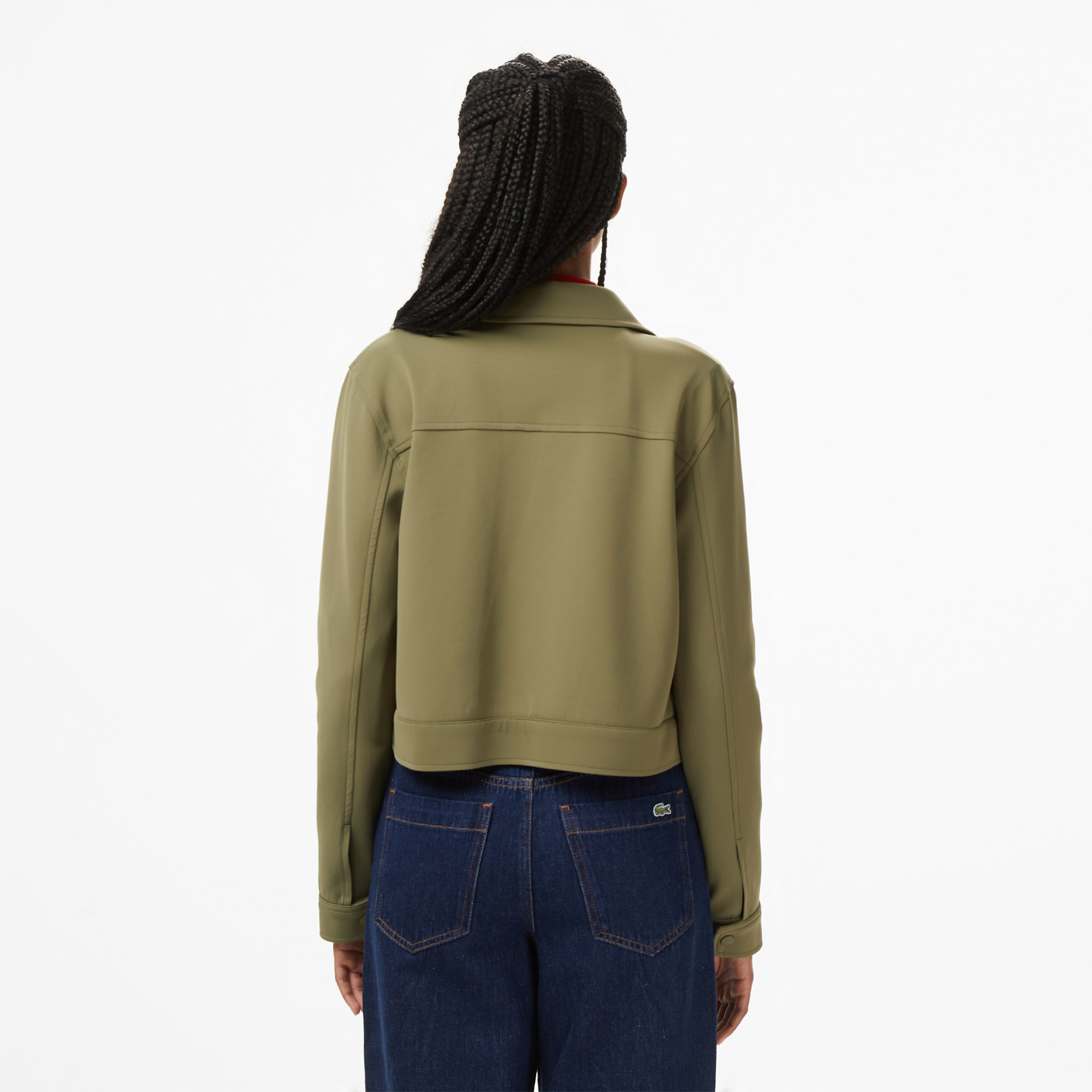 Kadın Regular Fit Haki Dış Gömlek