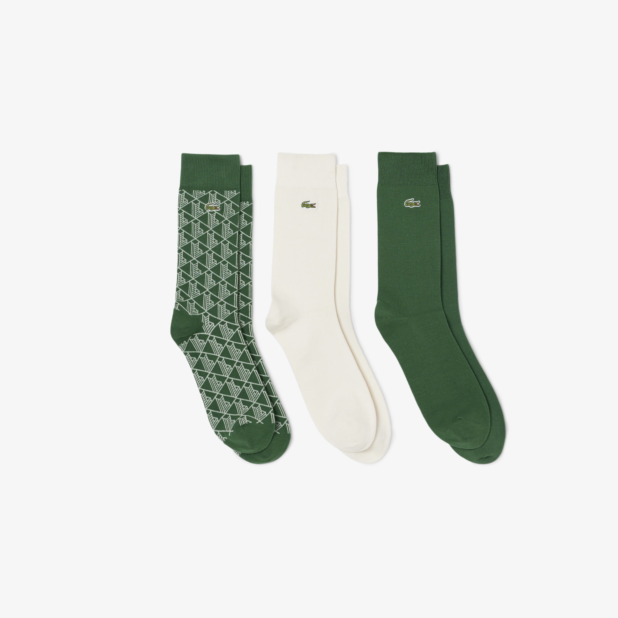 Lacoste Unisex 3'lü Yeşil Çorap
