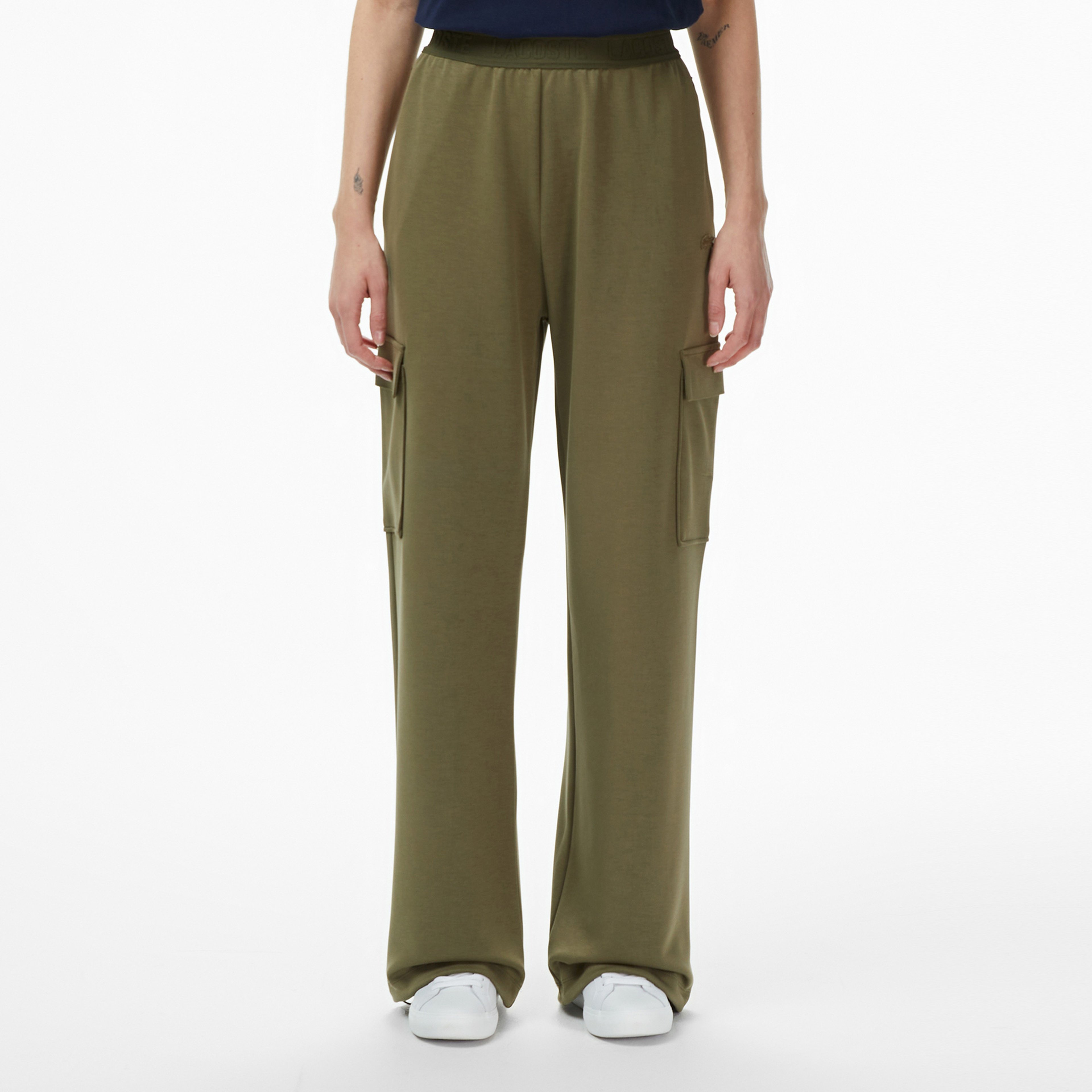 Kadın Relaxed Fit Haki Eşofman Altı