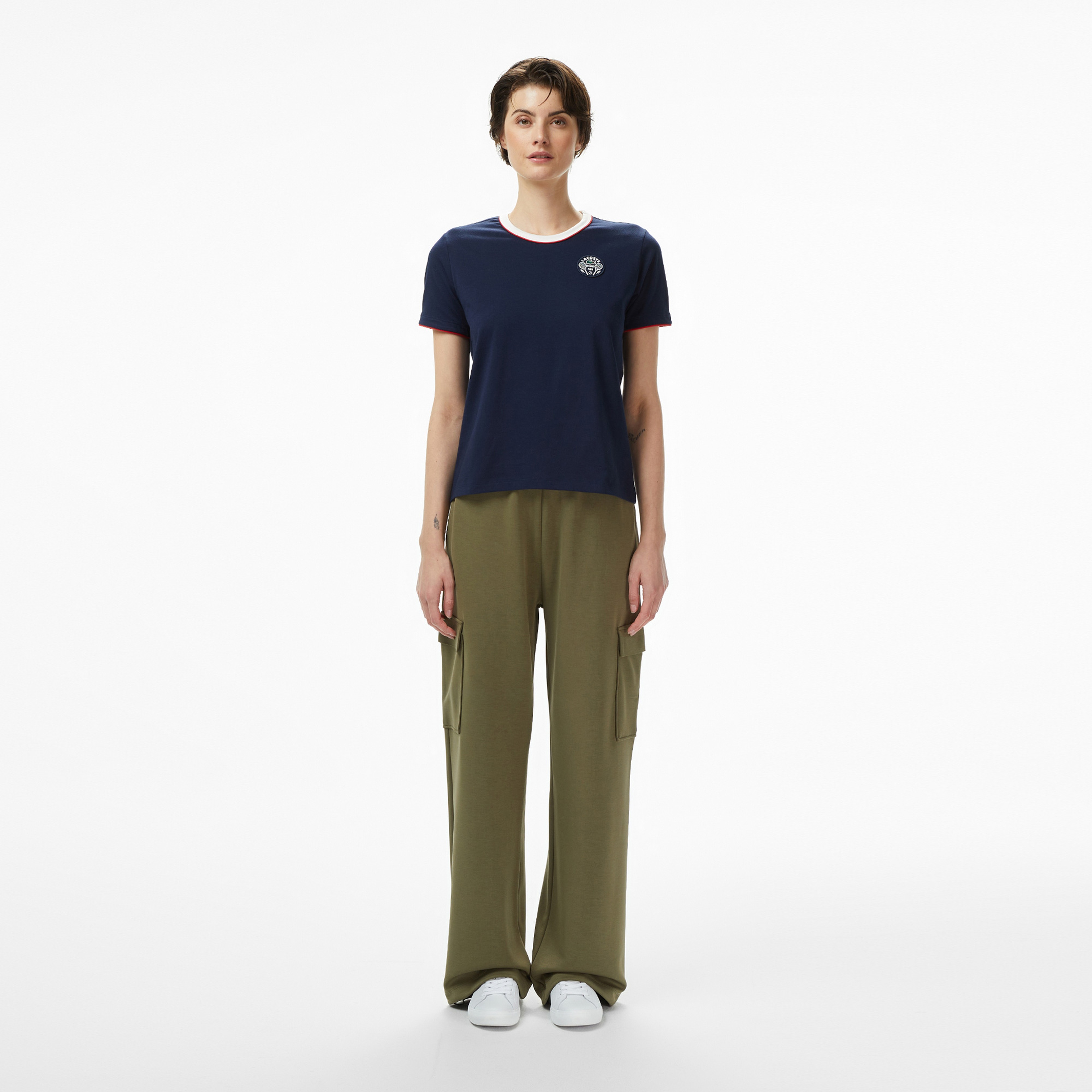 Kadın Relaxed Fit Haki Eşofman Altı