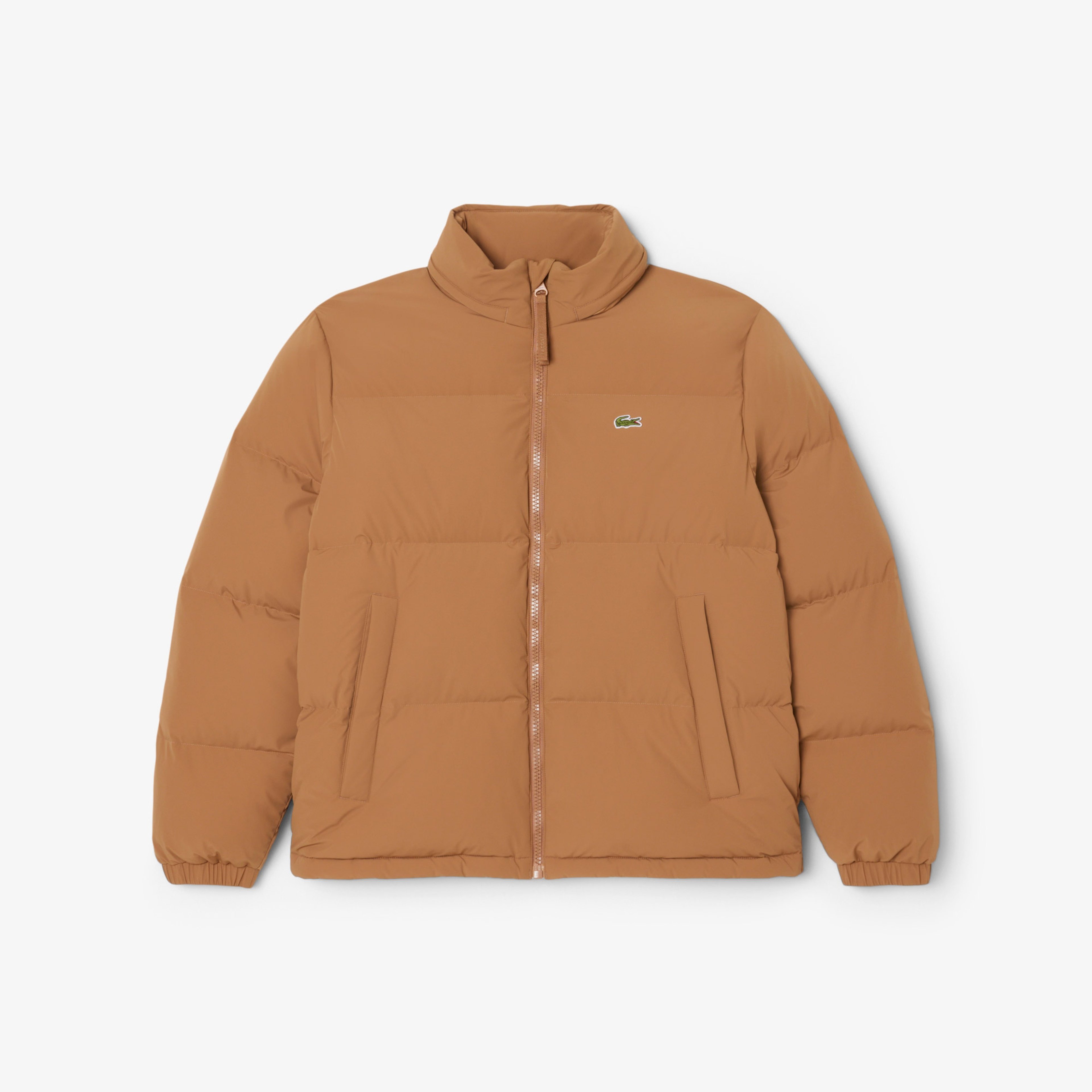 Erkek Relaxed Fit Kapüşonlu Koyu Kahverengi Mont