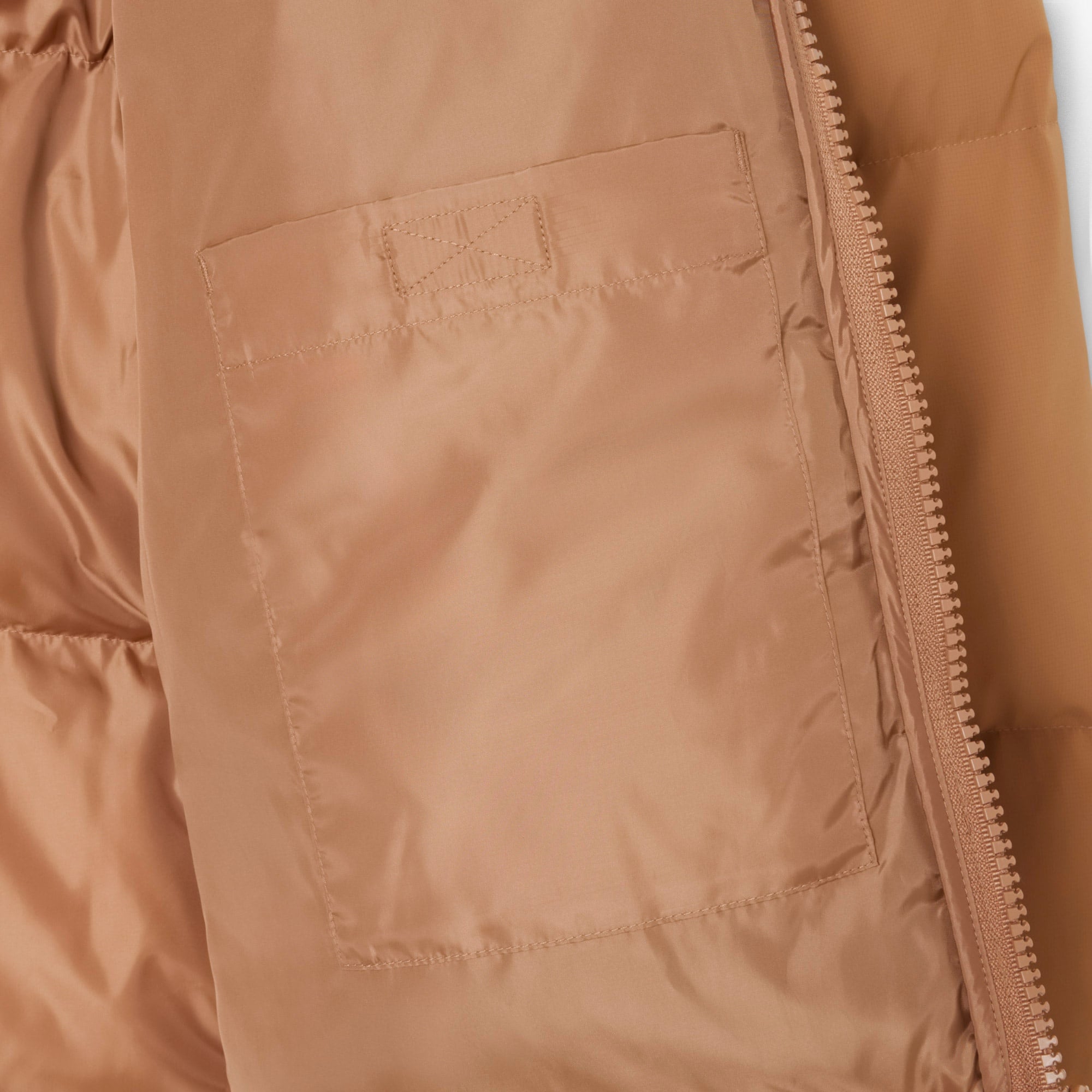 Erkek Relaxed Fit Kapüşonlu Koyu Kahverengi Mont