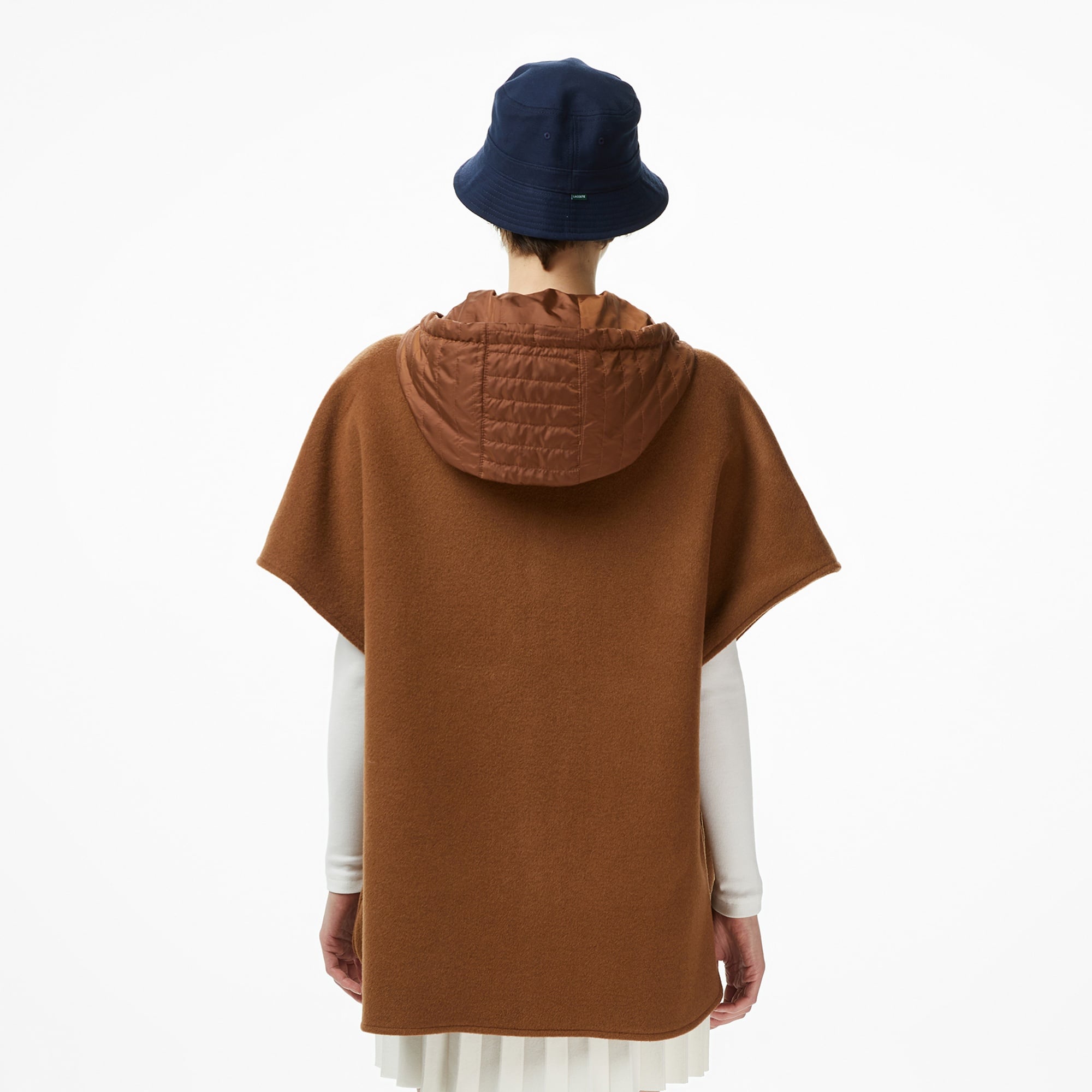 Kadın Kapüşonlu Açık Kahverengi Mont