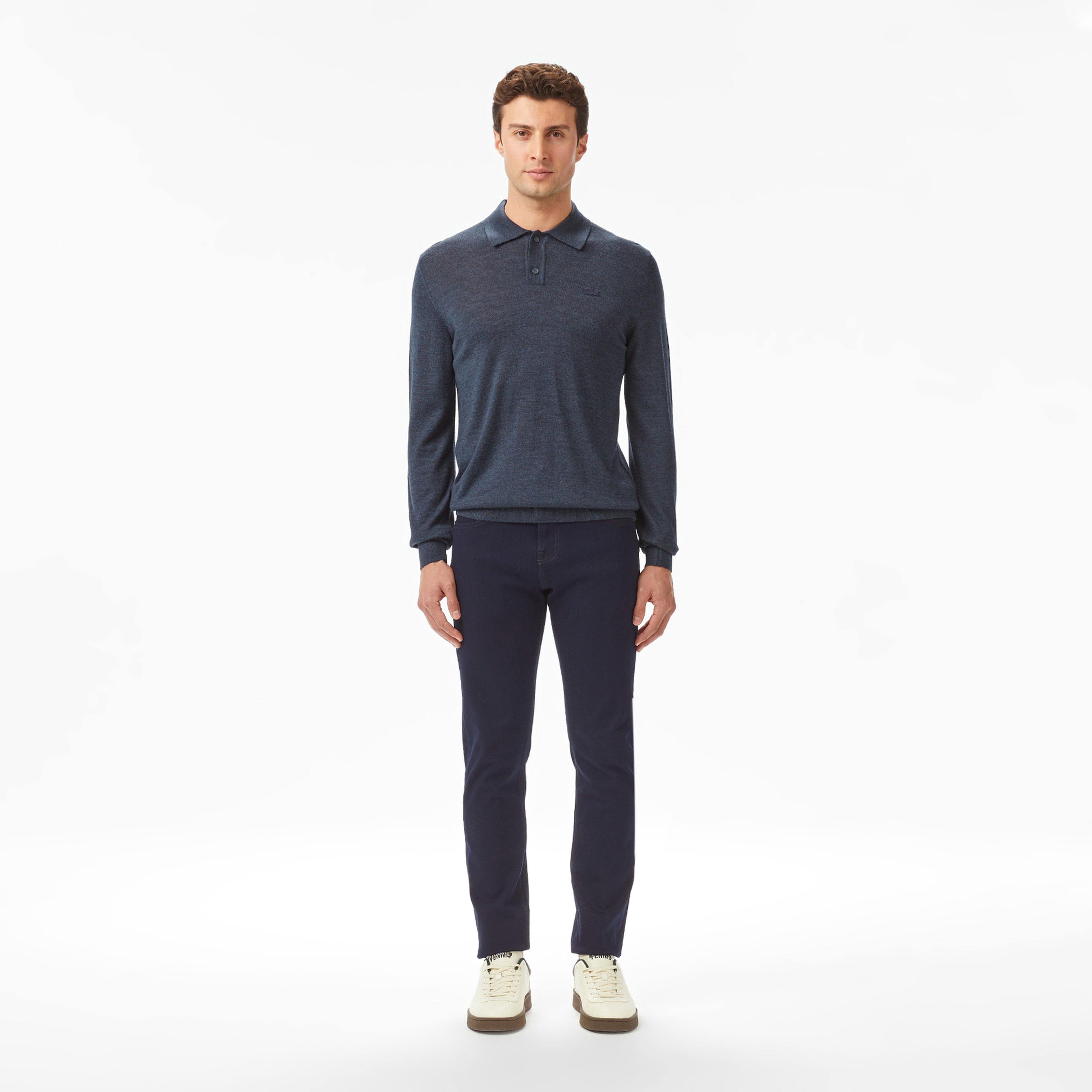 Erkek Slim Fit Lacivert Jean Pantolon