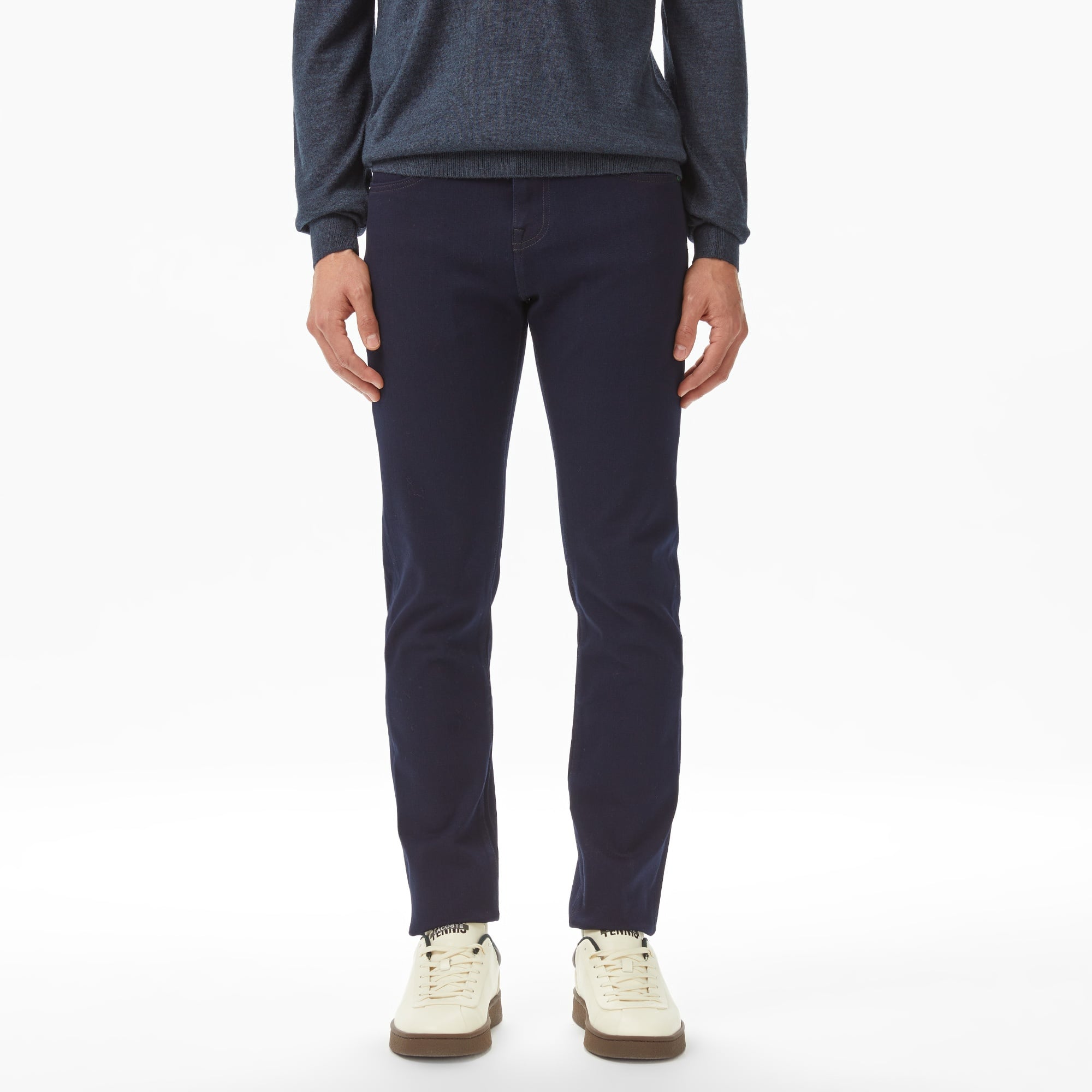 Erkek Slim Fit Lacivert Jean Pantolon