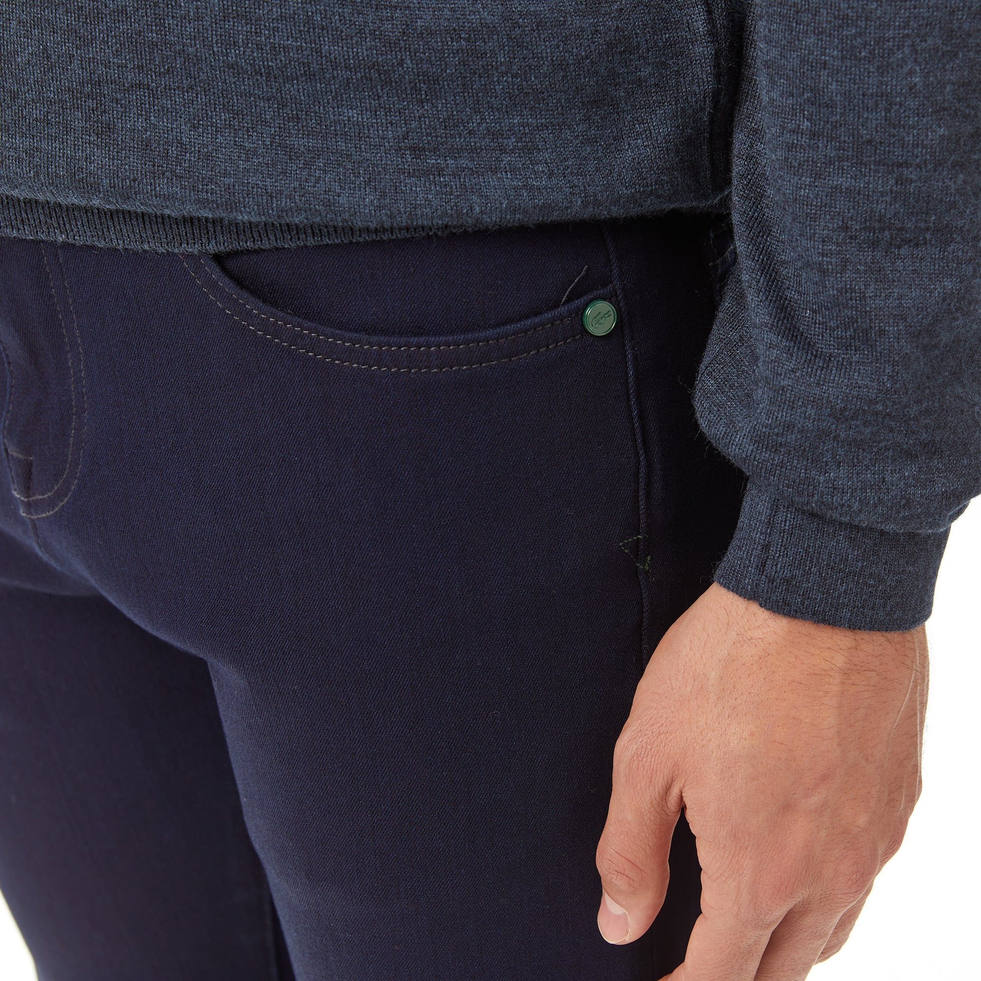 Erkek Slim Fit Lacivert Jean Pantolon