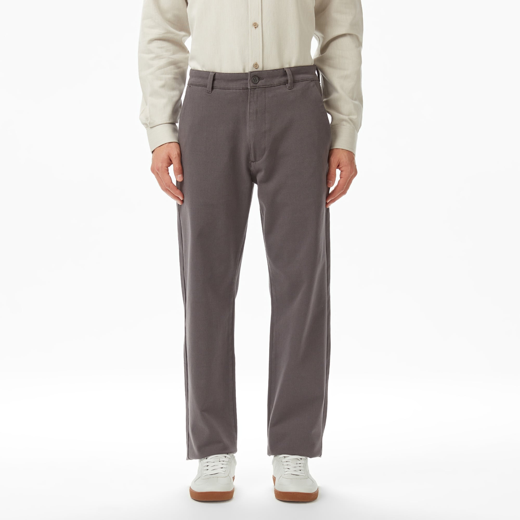 Erkek Regular Fit Koyu Gri Pantolon