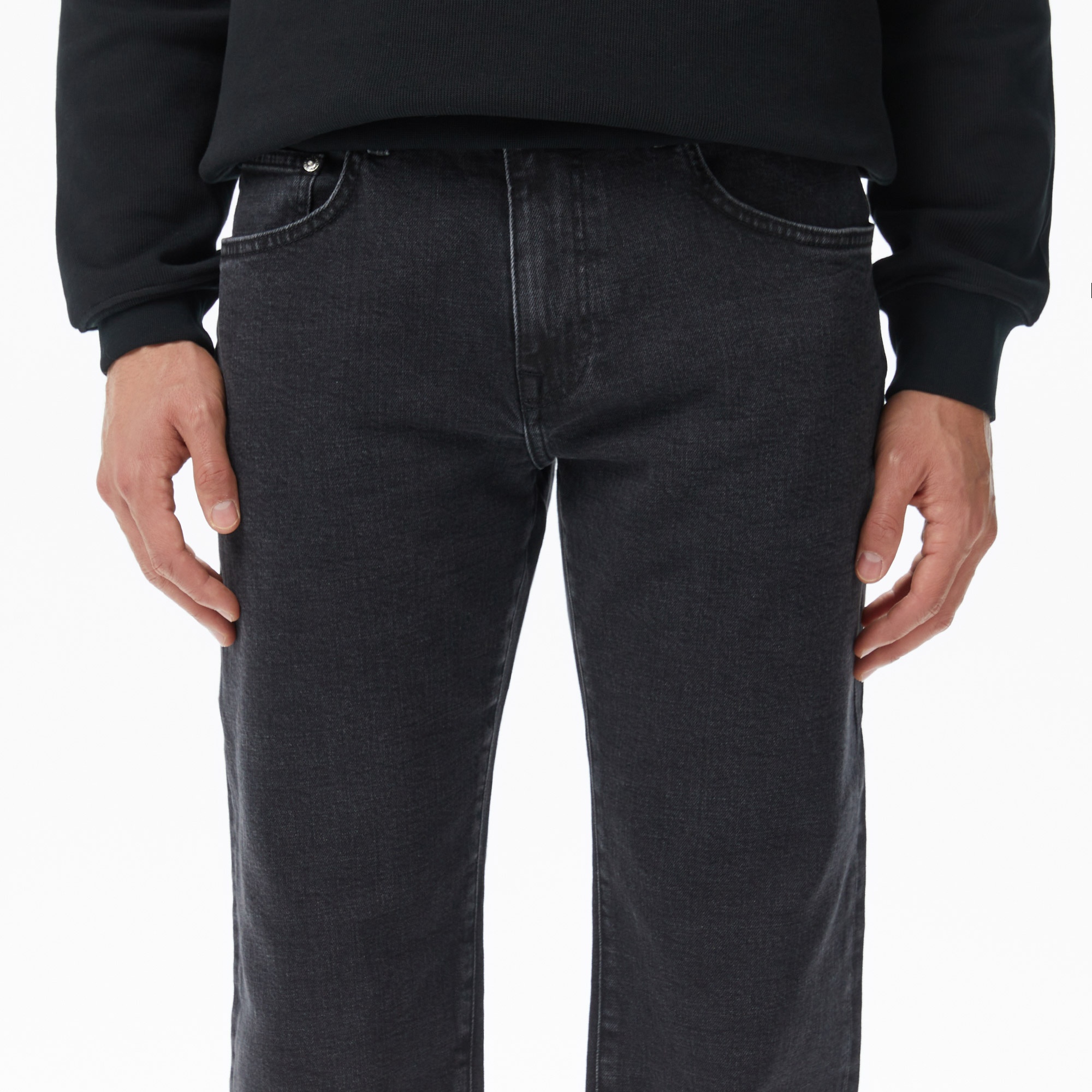 Erkek Siyah Jean Pantolon