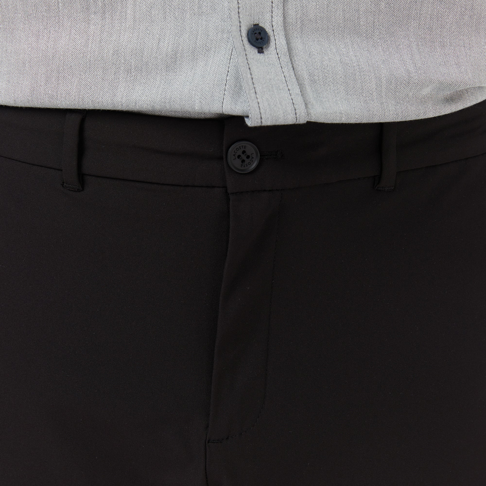 Erkek Slim Fit Siyah Pantolon