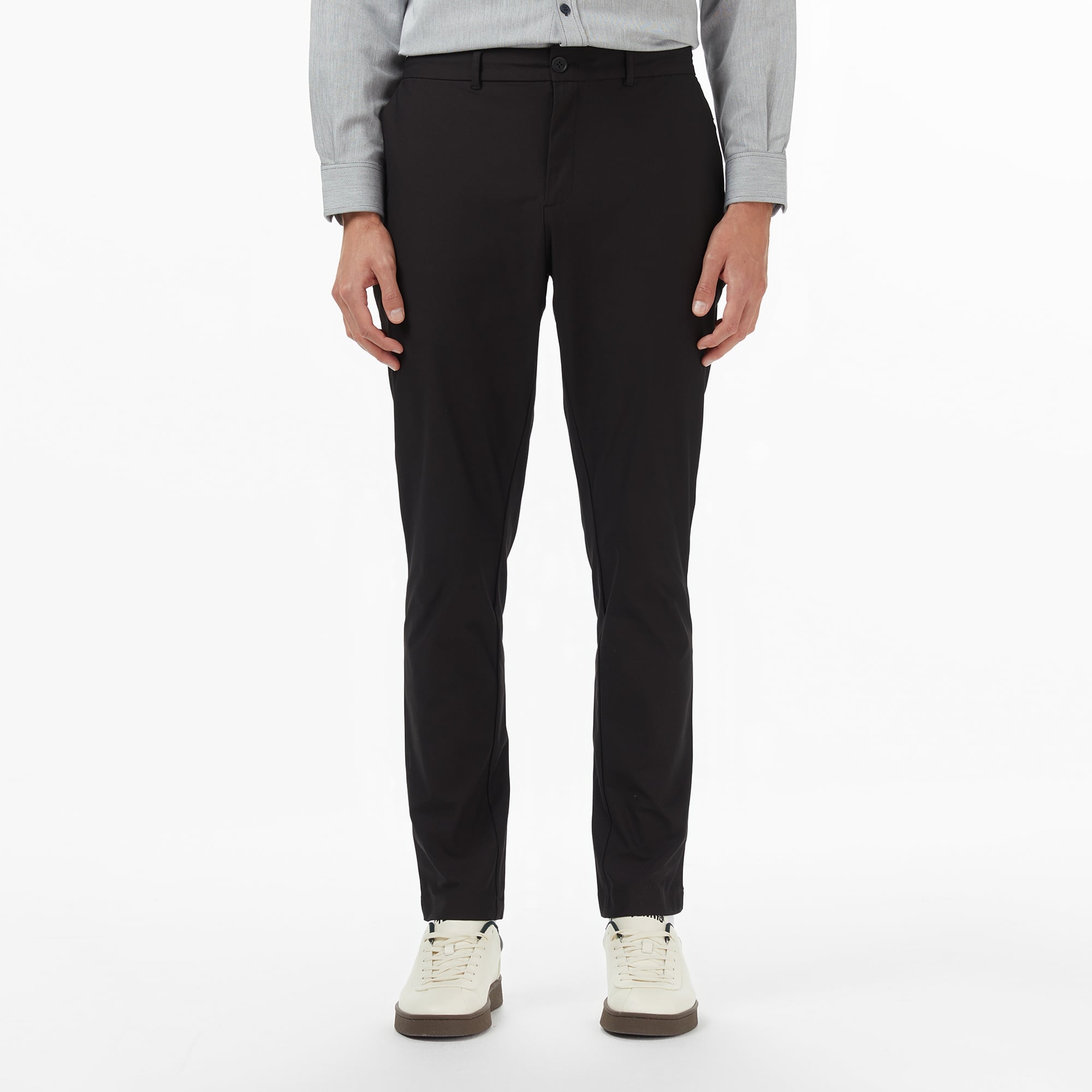 Erkek Slim Fit Siyah Pantolon