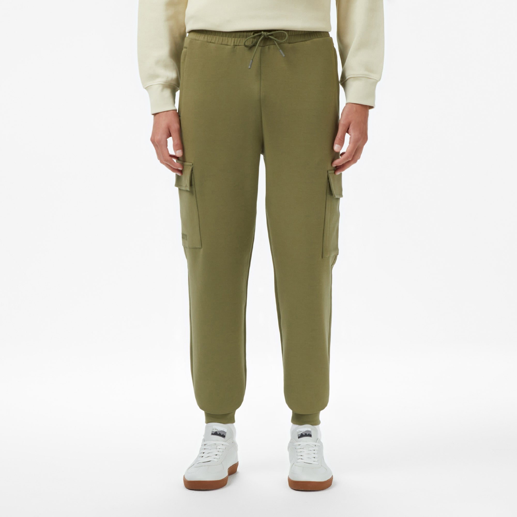 Erkek Loose Fit Haki Eşofman Altı