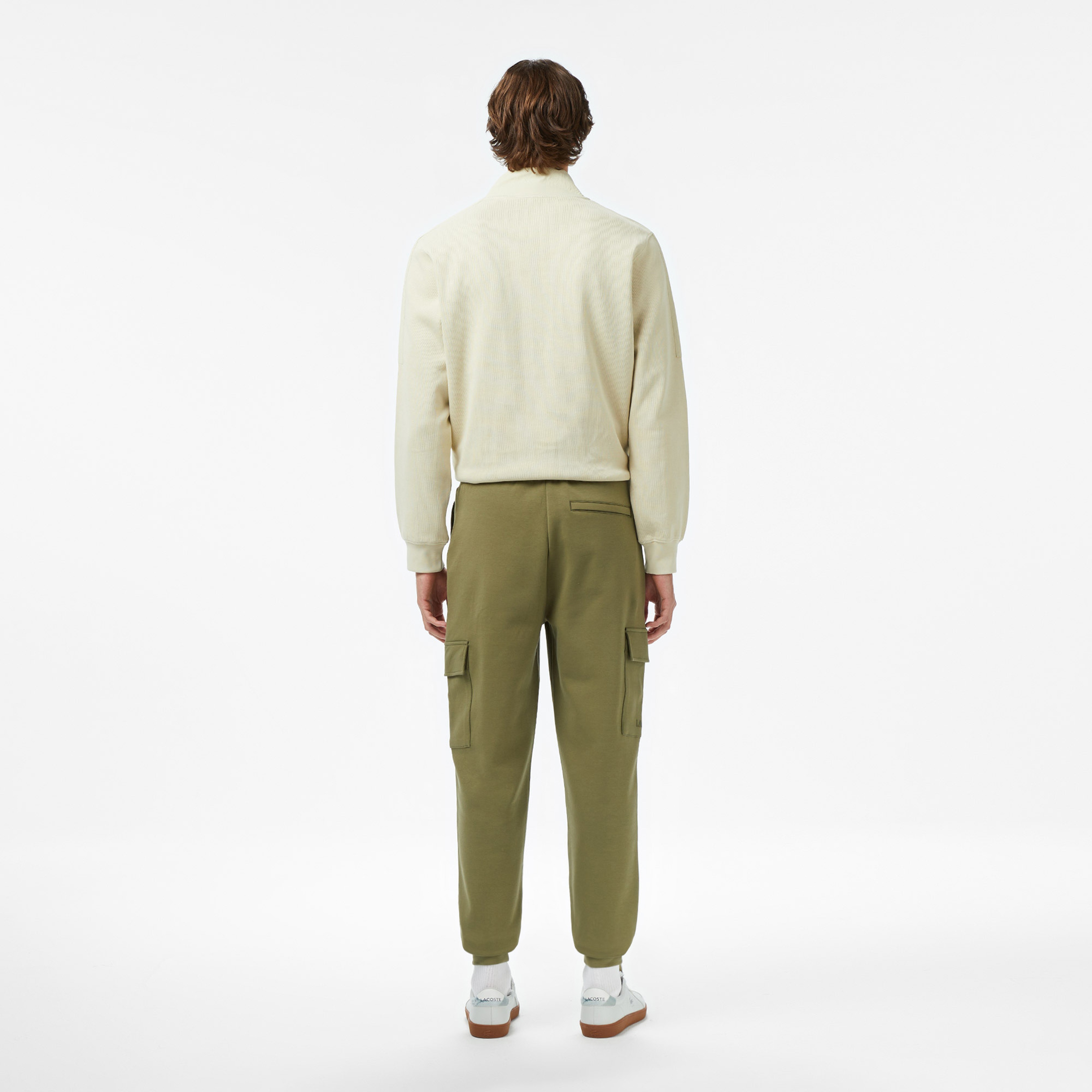 Erkek Loose Fit Haki Eşofman Altı