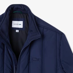 Erkek Dik Yaka Lacivert Mont Lacivert