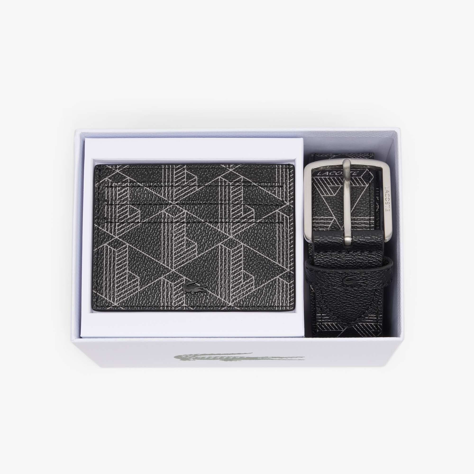 Lacoste The Blend Erkek Monogram 2'li Gri Hediye Seti görsel 6