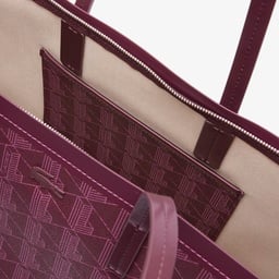 Zely Kadın Monogram Bordo Omuz Çantası Bordo