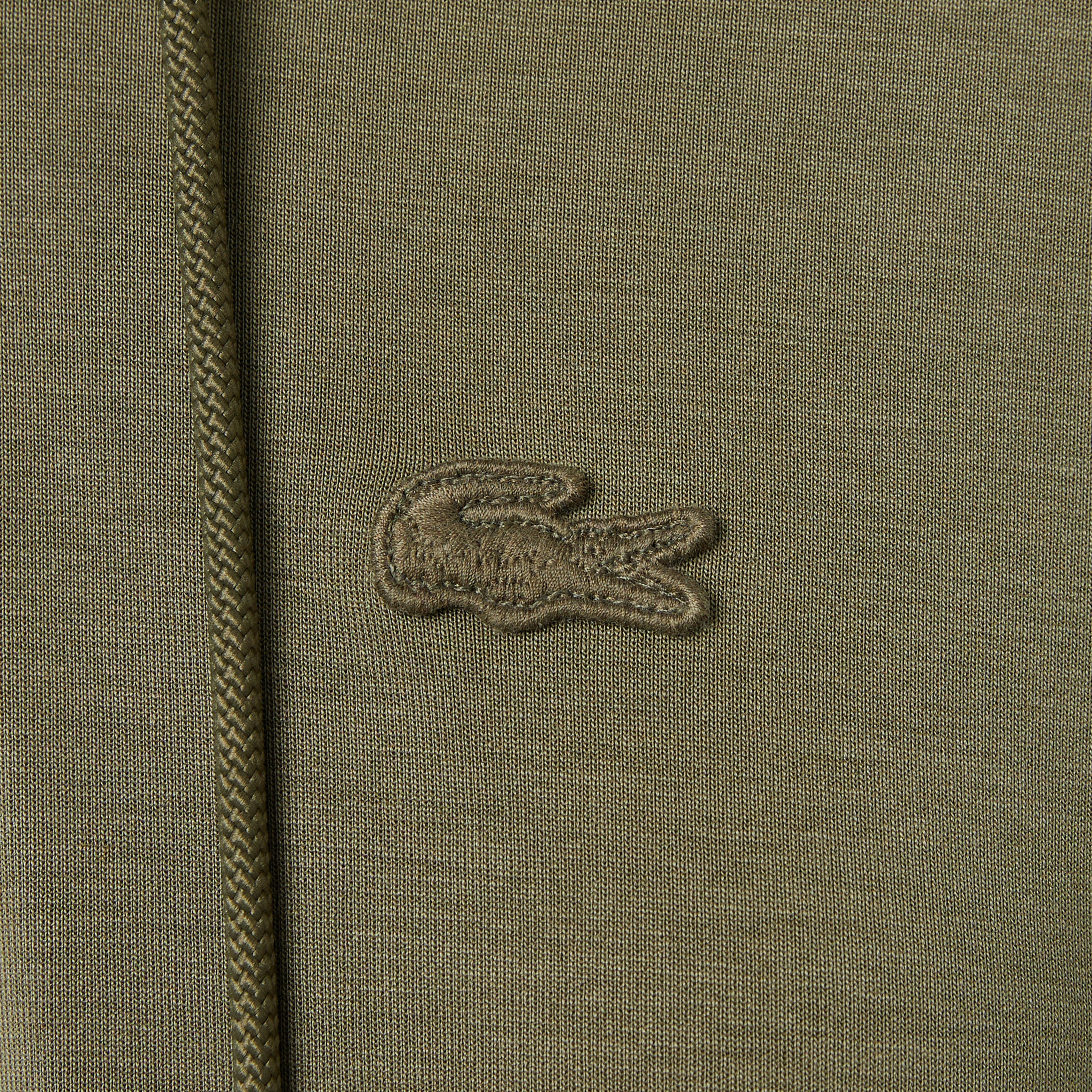 Kadın Relaxed Fit Kapüşonlu Haki Sweatshirt