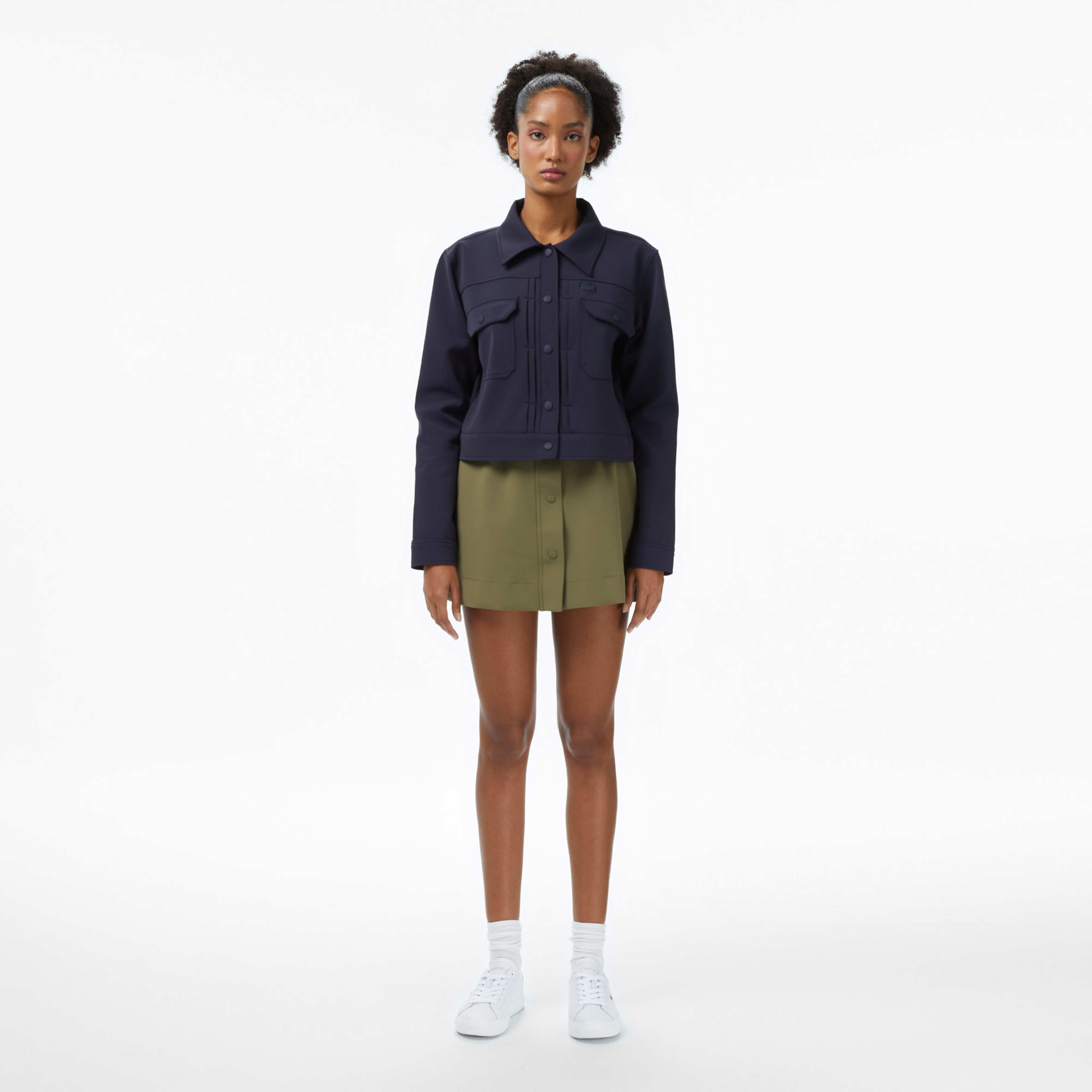 Kadın Regular Fit Lacivert Dış Gömlek