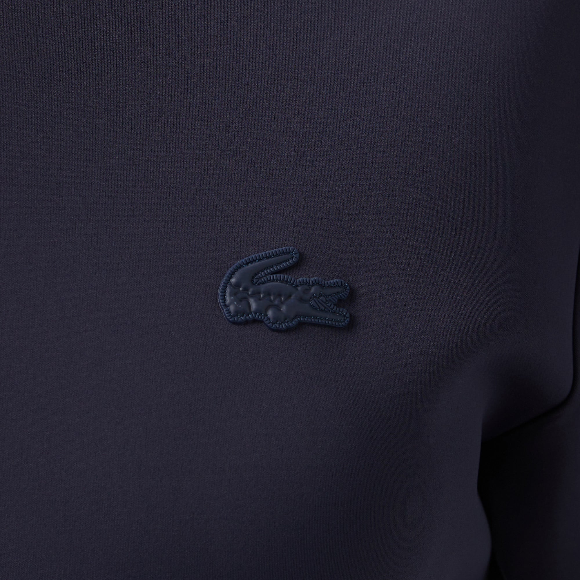 Kadın Classic Fit Kısa Kollu Dik Yaka Lacivert Elbise