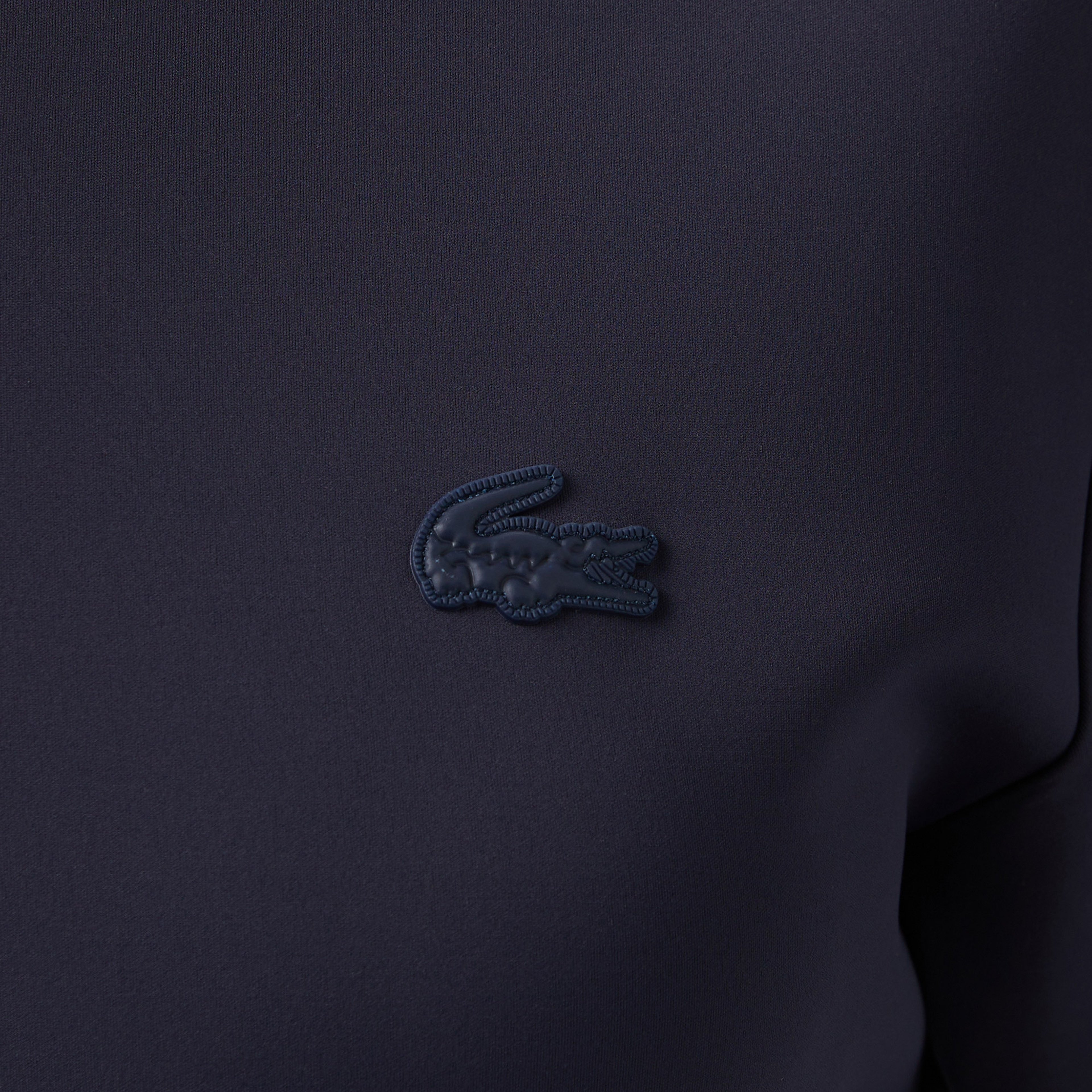 Kadın Classic Fit Kısa Kollu Dik Yaka Lacivert Elbise