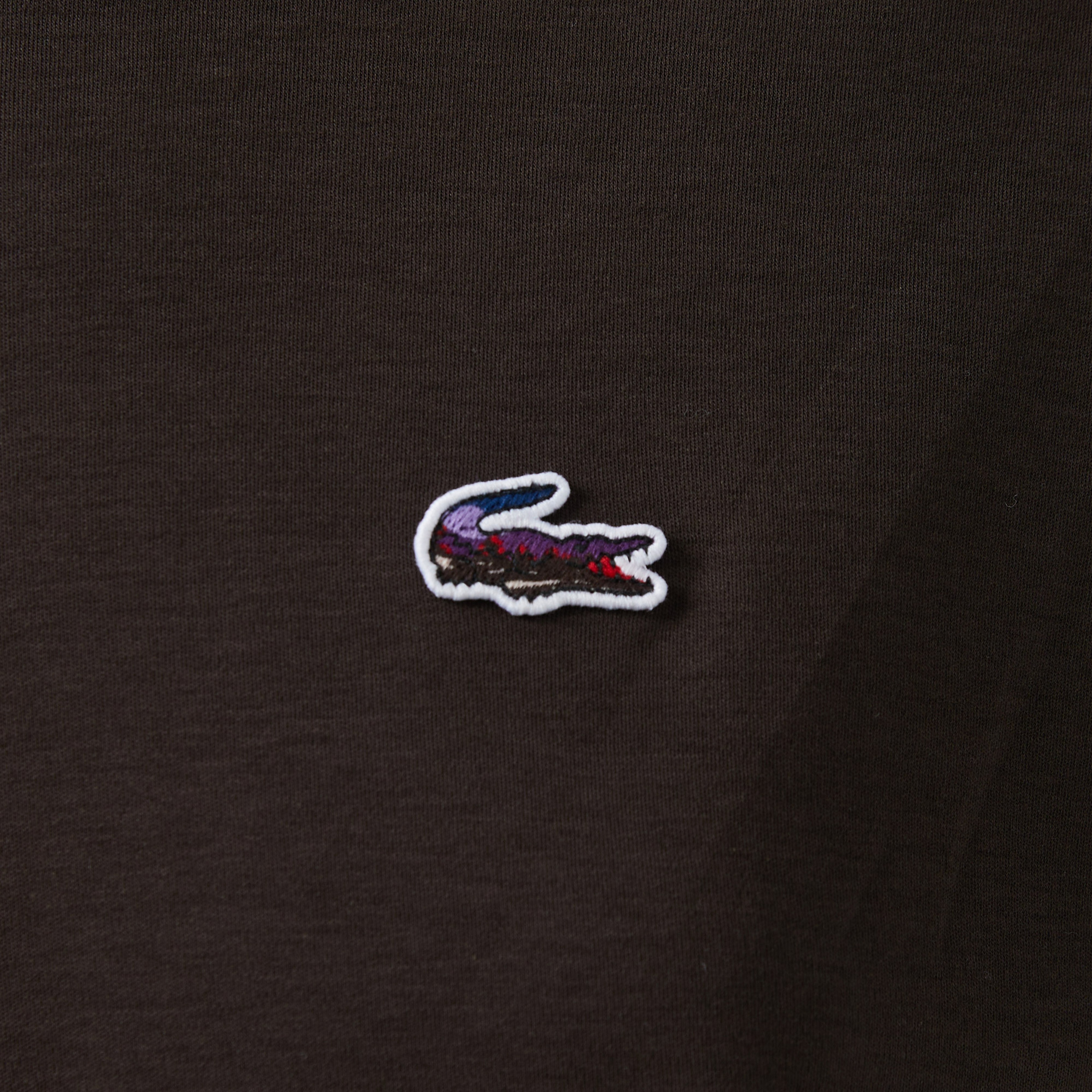 Kadın Relaxed Fit Bisiklet Yaka Kahverengi T-Shirt