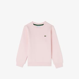 Çocuk Bisiklet Yaka Pembe Sweatshirt Pembe