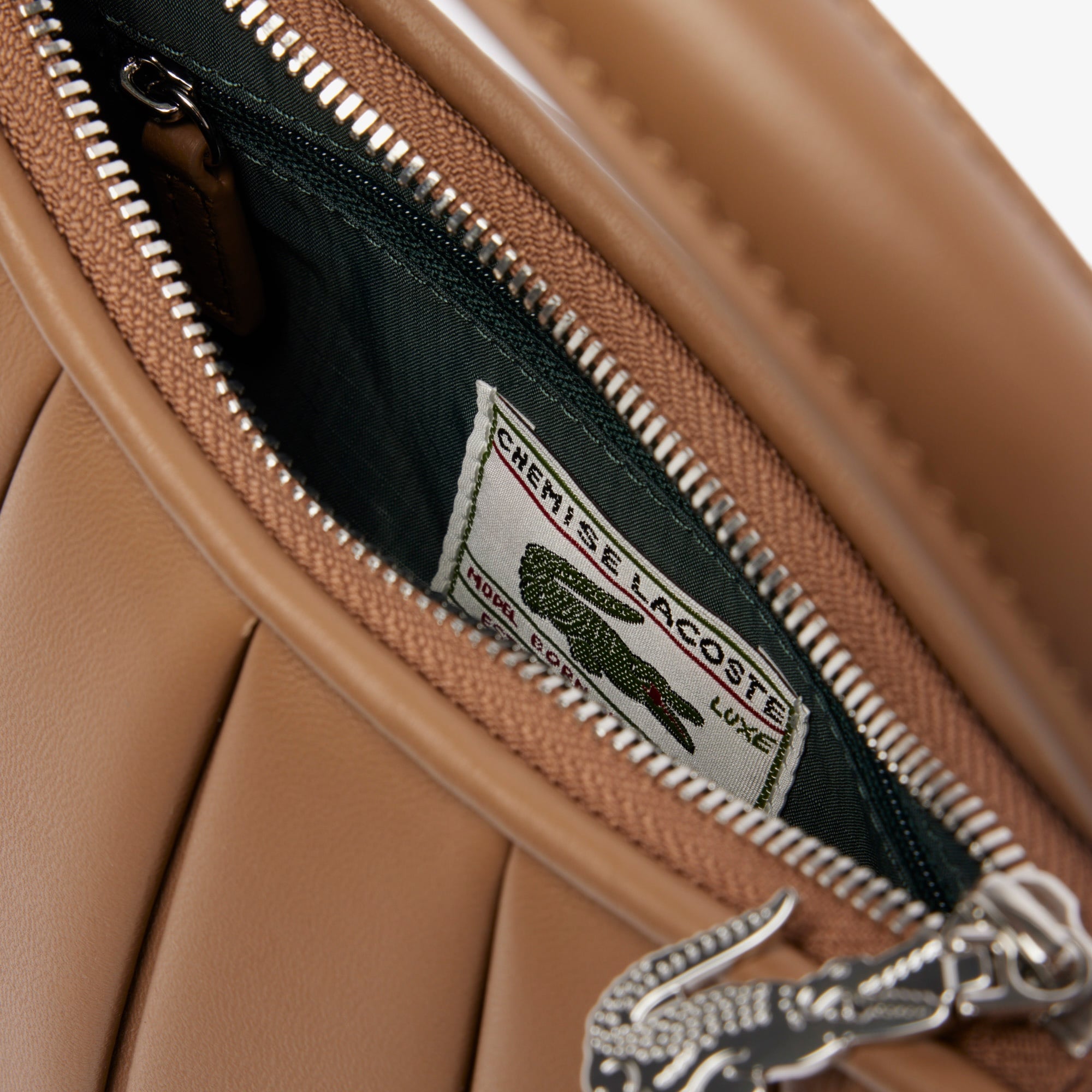 Small Lenglen Kadın Deri Kahverengi Omuz Çantası