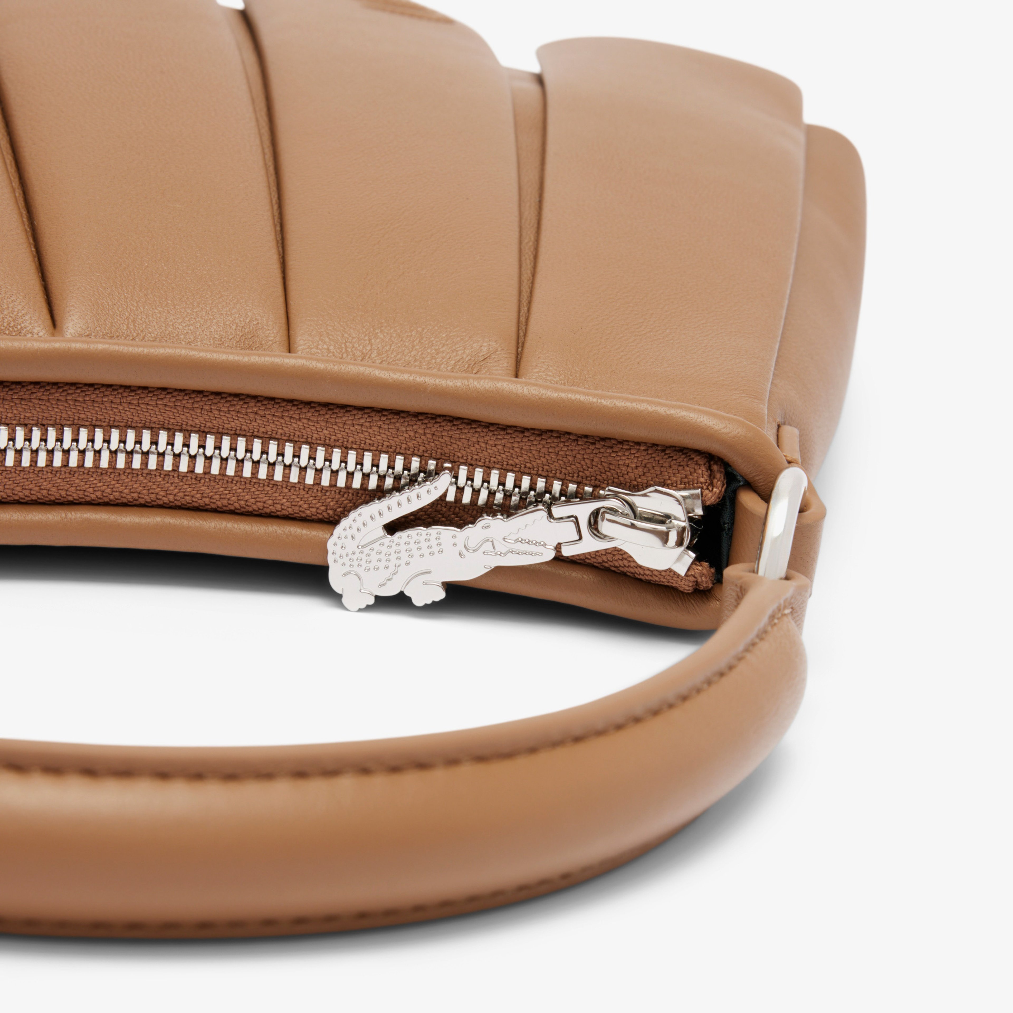 Small Lenglen Kadın Deri Kahverengi Omuz Çantası