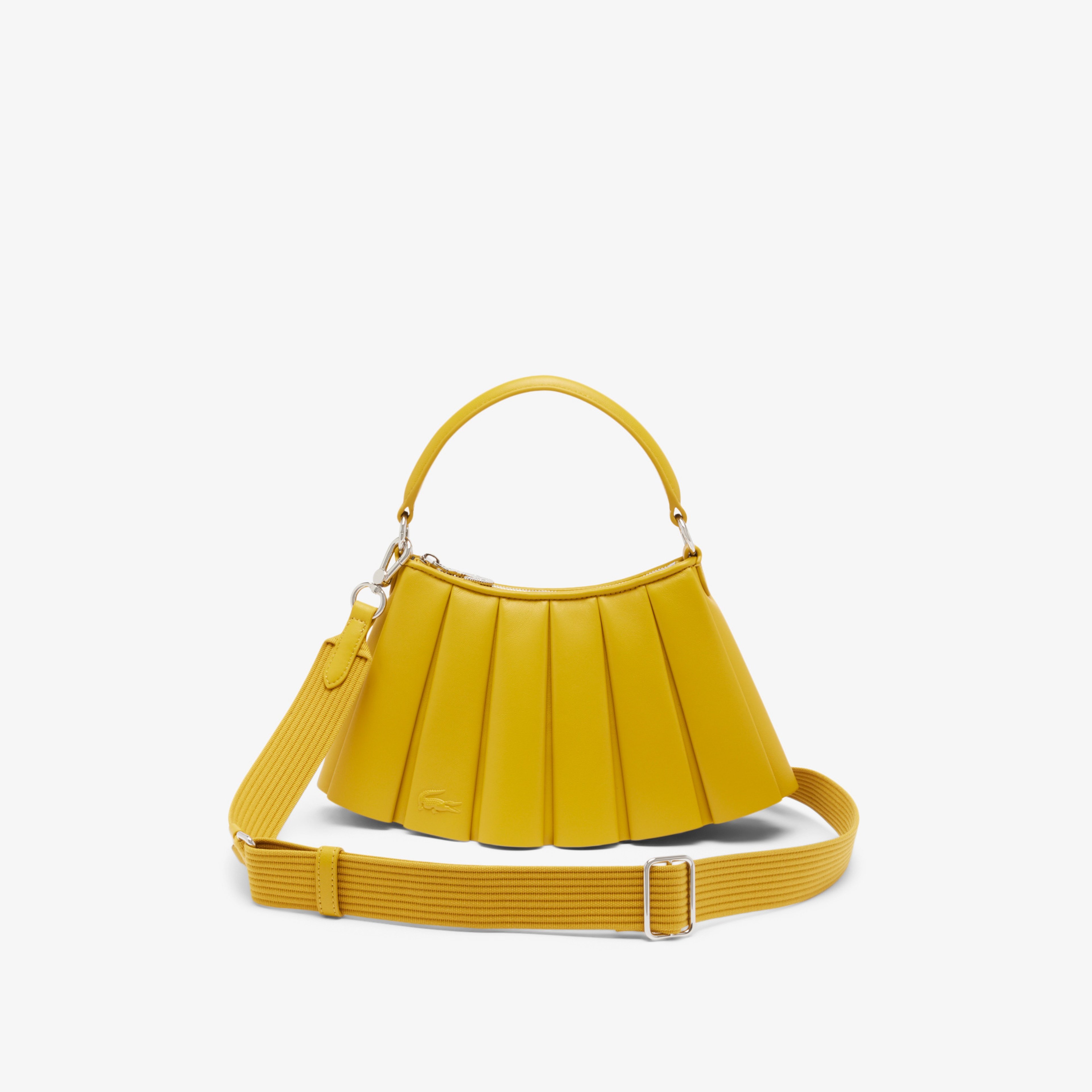 Small Lenglen Kadın Deri Sarı Omuz Çantası