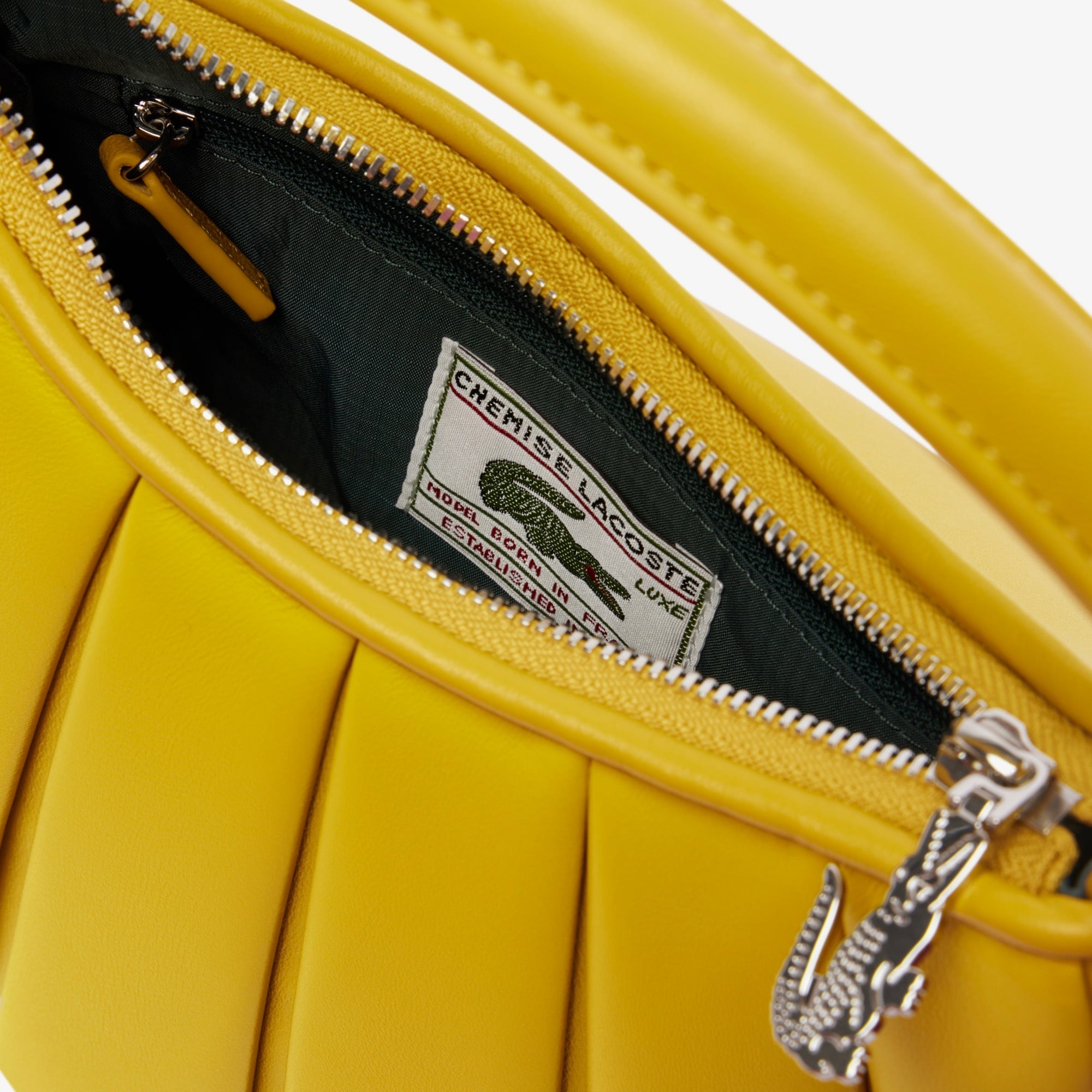 Small Lenglen Kadın Deri Sarı Omuz Çantası