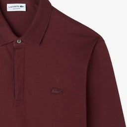 Erkek Regular Fit Uzun Kollu Bordo Paris Polo Bordo